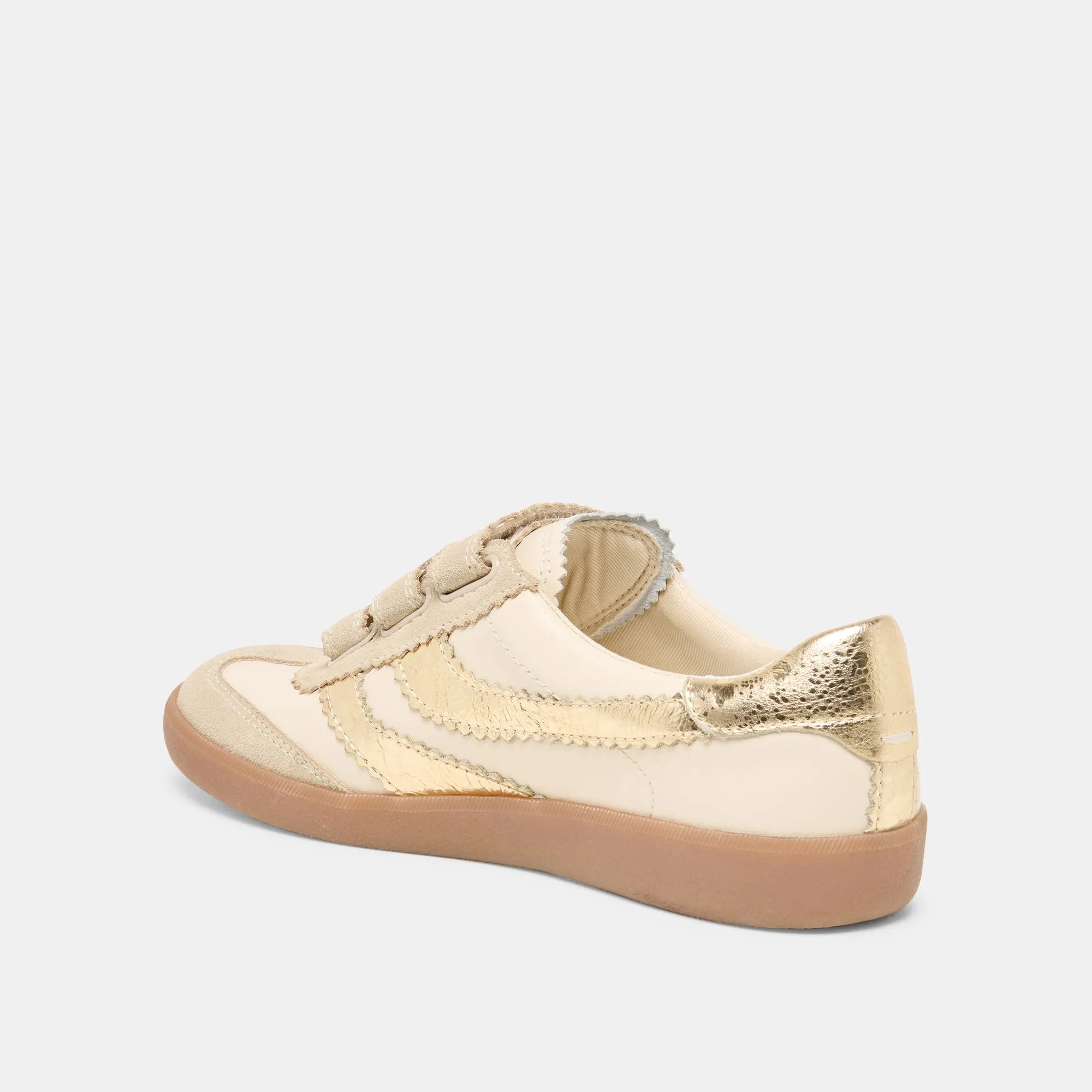 MERIT VELCRO SNEAKERS WHITE GOLD LEATHER sold by Dolce Vita product image thumbnail 5