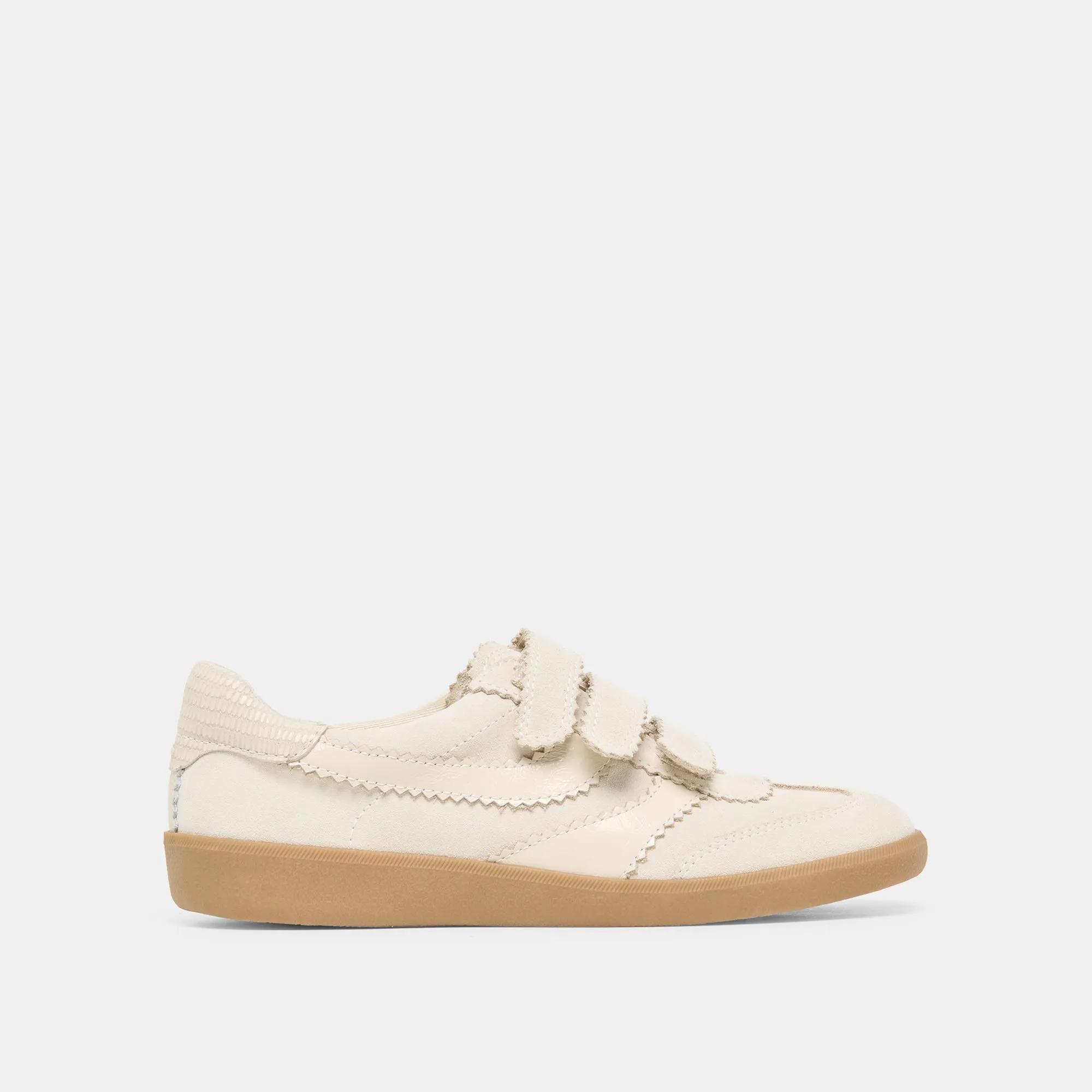 MERIT VELCRO SNEAKERS IVORY LEATHER sold by Dolce Vita