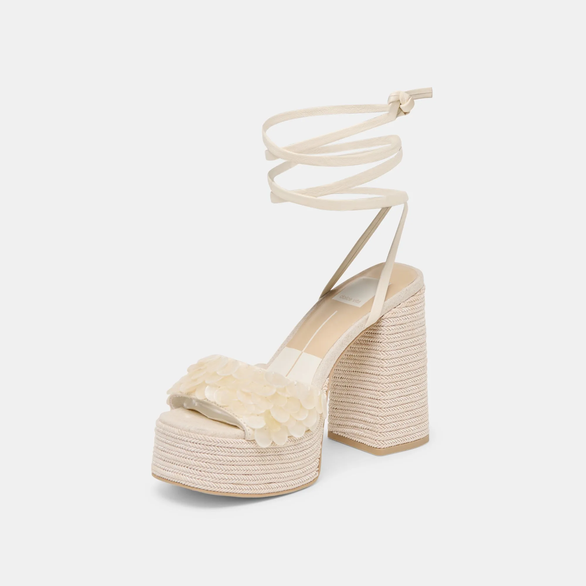 DORTHY CONFETTI HEELS IVORY LEATHER sold by Dolce Vita product image thumbnail 4