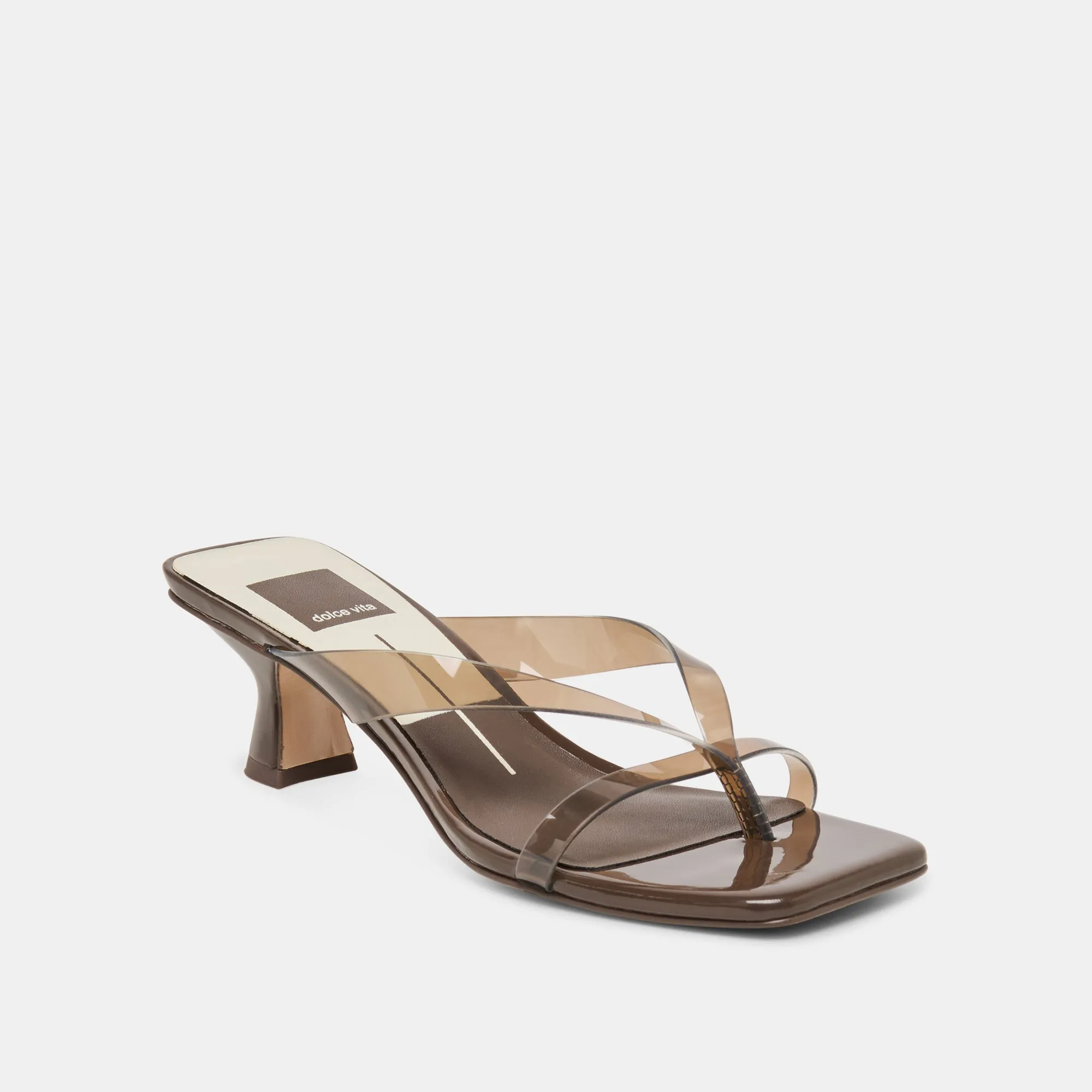 BREVEL VINYL WIDE HEELS DK BROWN JELLY sold by Dolce Vita product image thumbnail 2