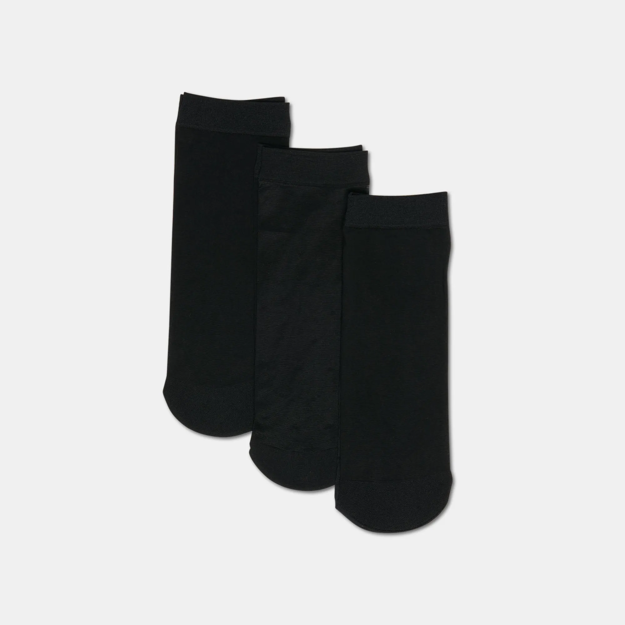 3 PACK DITSY DOT SHEER ANKLET SOCKS BLACK sold by Dolce Vita product image thumbnail 3
