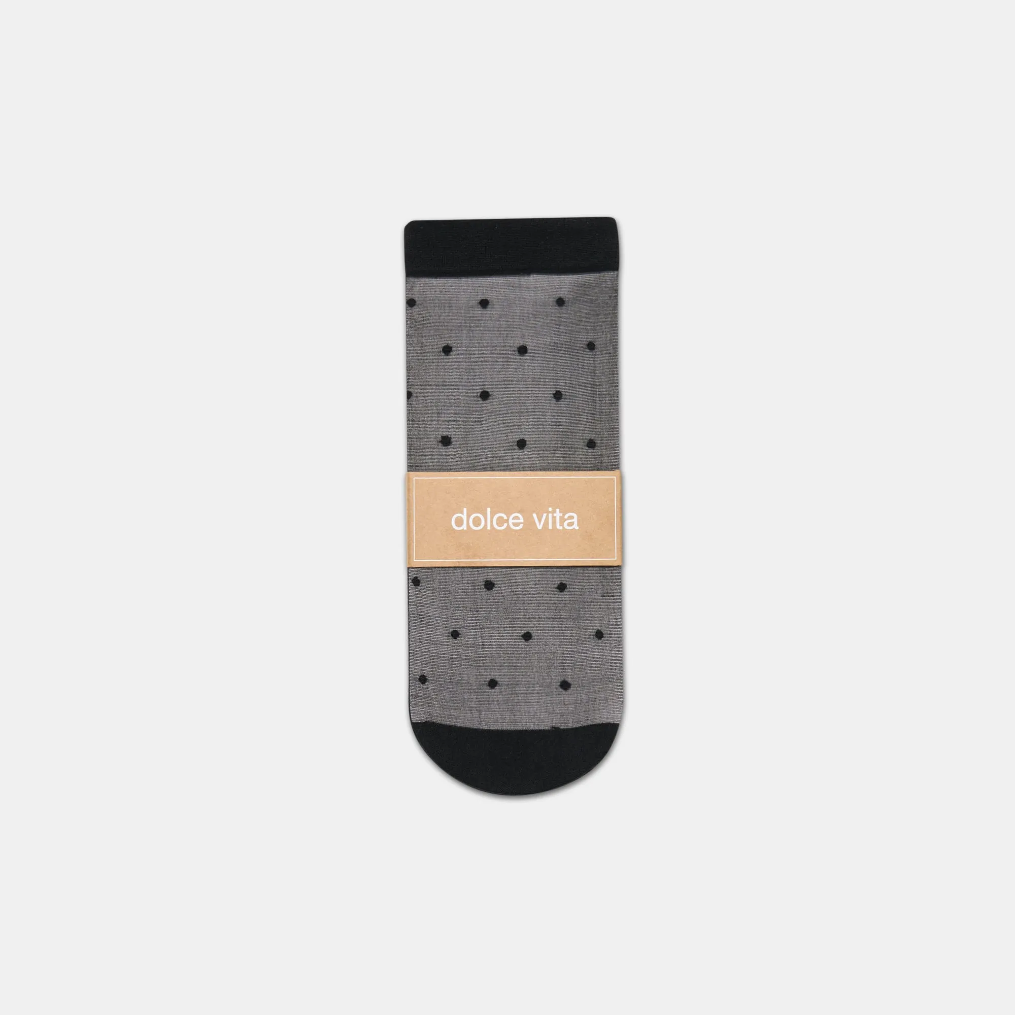 3 PACK DITSY DOT SHEER ANKLET SOCKS BLACK sold by Dolce Vita product image thumbnail 2