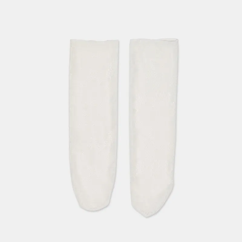 FLORAL LACE SLOUCH SOCKS WHITE sold by Dolce Vita