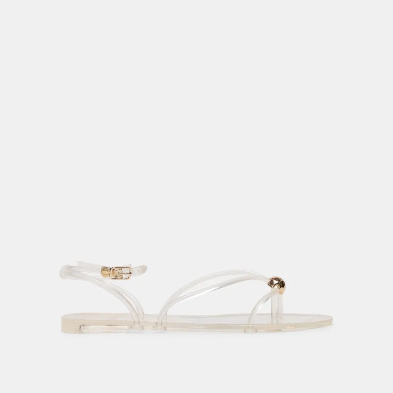 KENLEY VINYL SANDALS CRYSTAL JELLY sold by Dolce Vita