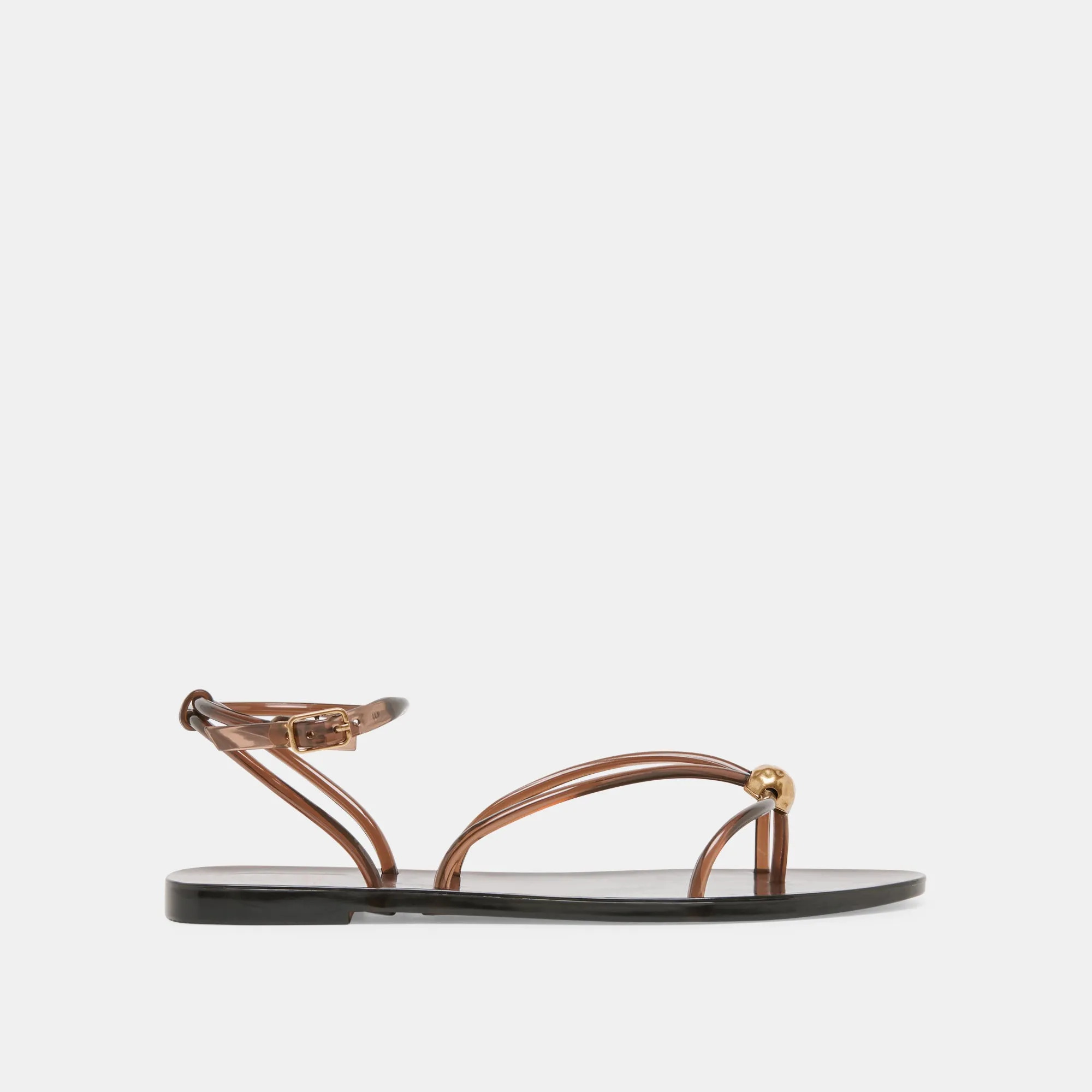 KENLEY VINYL SANDALS CHOCOLATE JELLY sold by Dolce Vita