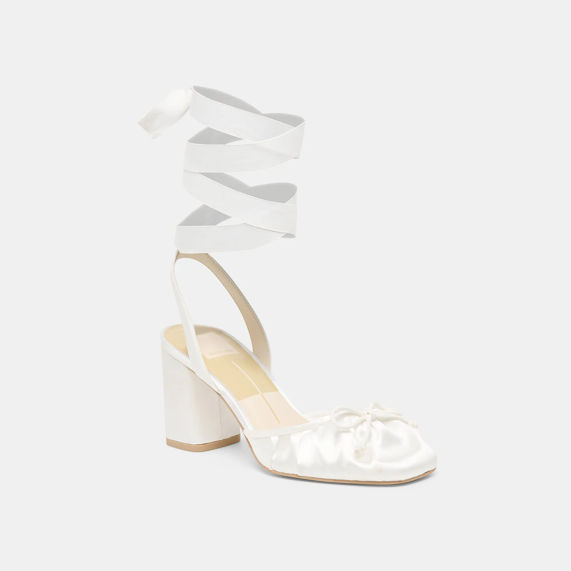 TISHA HEELS TRUE WHITE SATIN sold by Dolce Vita product image thumbnail 2