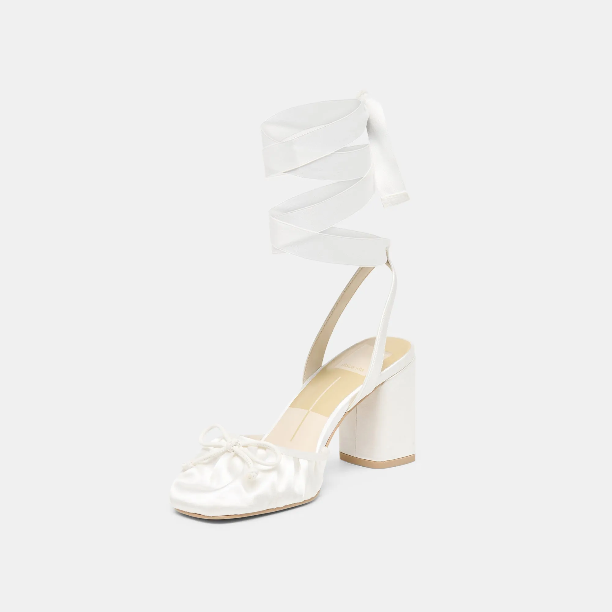 TISHA HEELS TRUE WHITE SATIN sold by Dolce Vita product image thumbnail 4