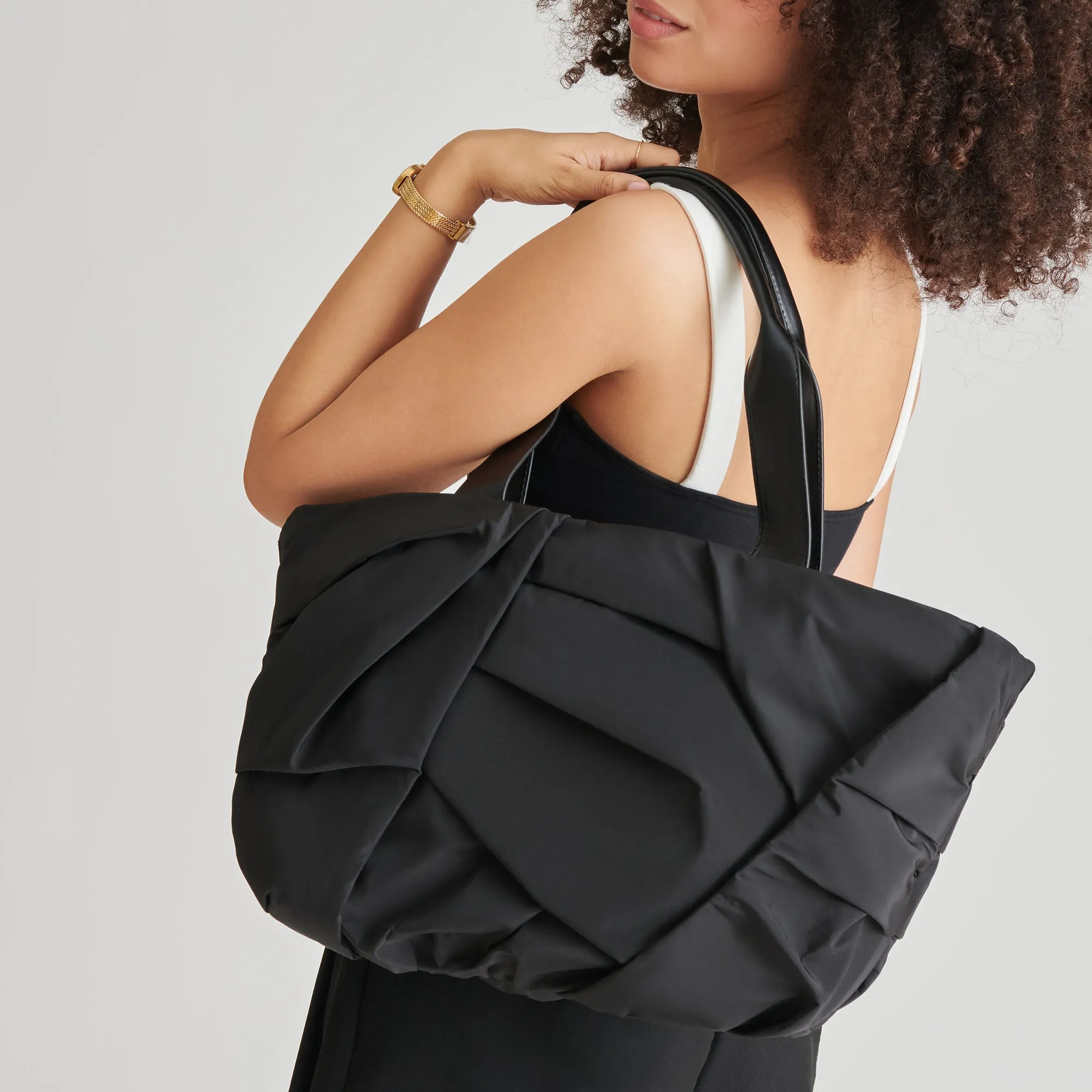 TAMMY TOTE BLACK NYLON sold by Dolce Vita product image thumbnail 4
