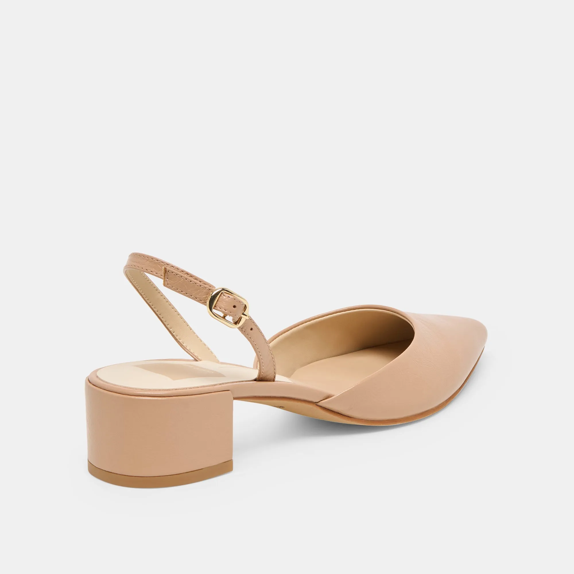 CAREL WIDE HEELS LT TAN CRINKLE PATENT LEATHER sold by Dolce Vita product image thumbnail 3