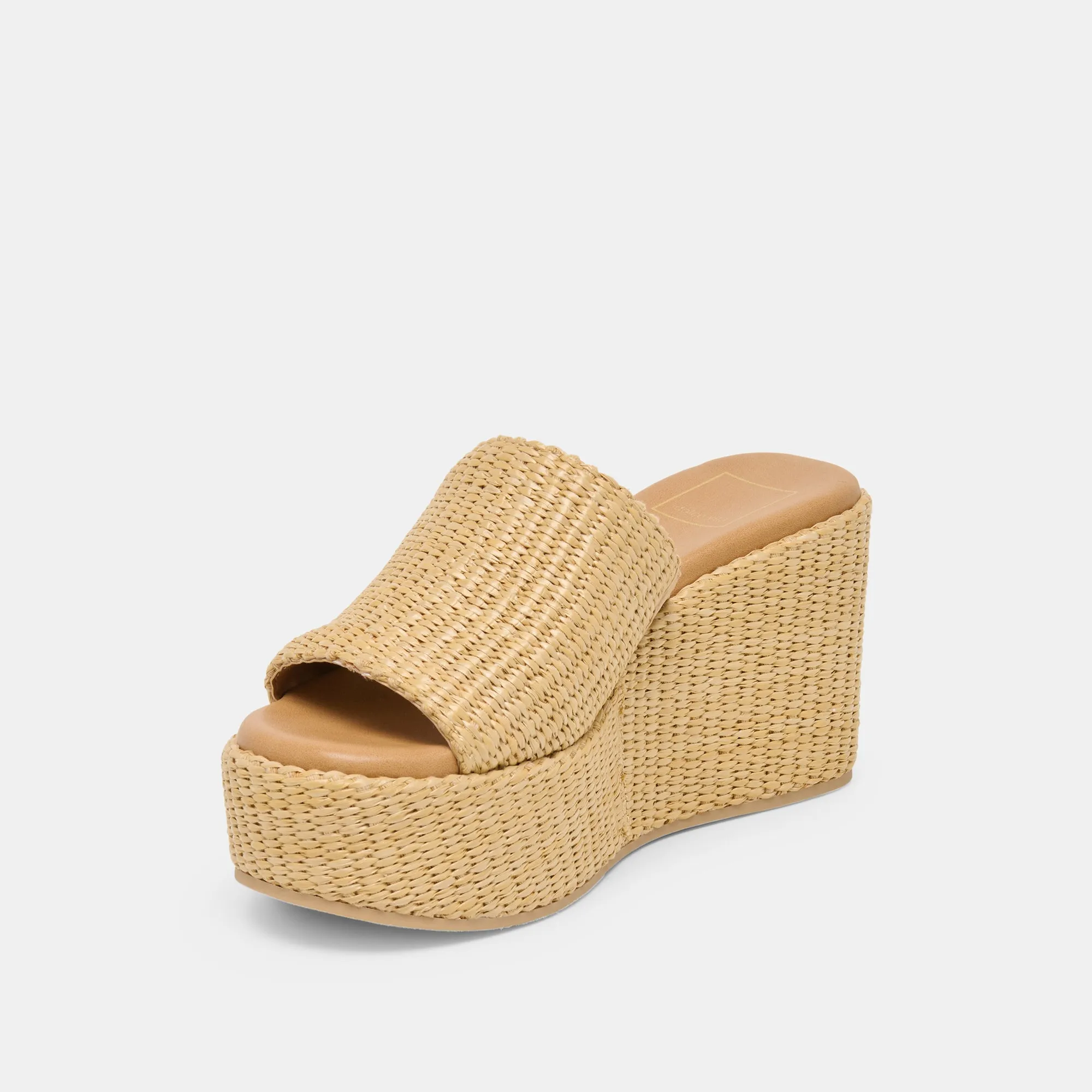 JOCLYN WIDE WEDGES LT NATURAL RAFFIA sold by Dolce Vita product image thumbnail 4