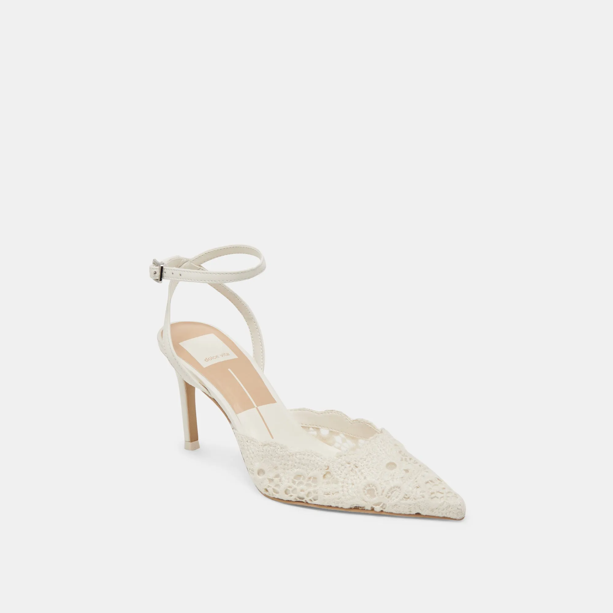 KENEDY HEELS WHITE CROCHET - re:vita sold by Dolce Vita product image thumbnail 3