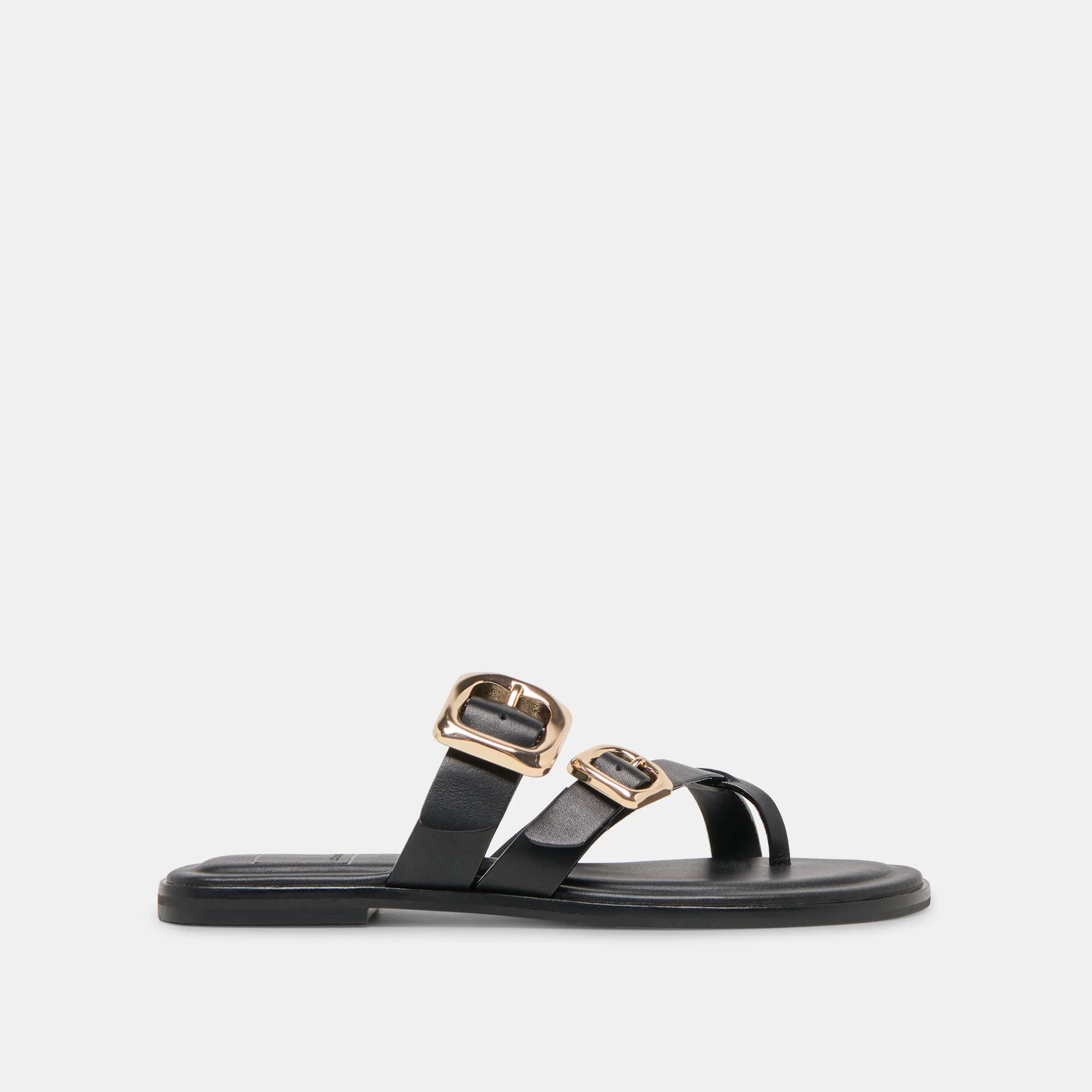 SHORE SANDALS BLACK LEATHER sold by Dolce Vita