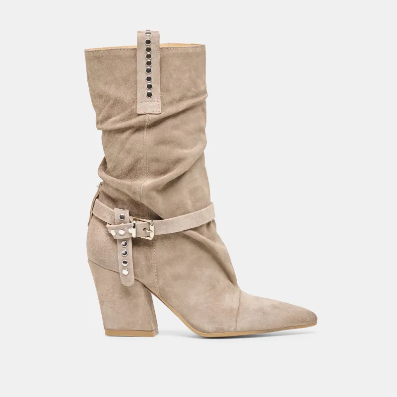 MORLA BOOTS TAUPE SUEDE sold by Dolce Vita