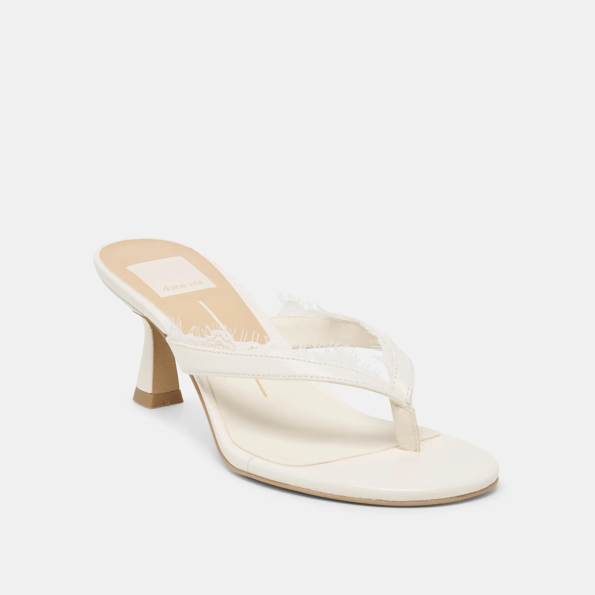 DAKSIE LACE HEELS TRUE WHITE LEATHER sold by Dolce Vita product image thumbnail 2