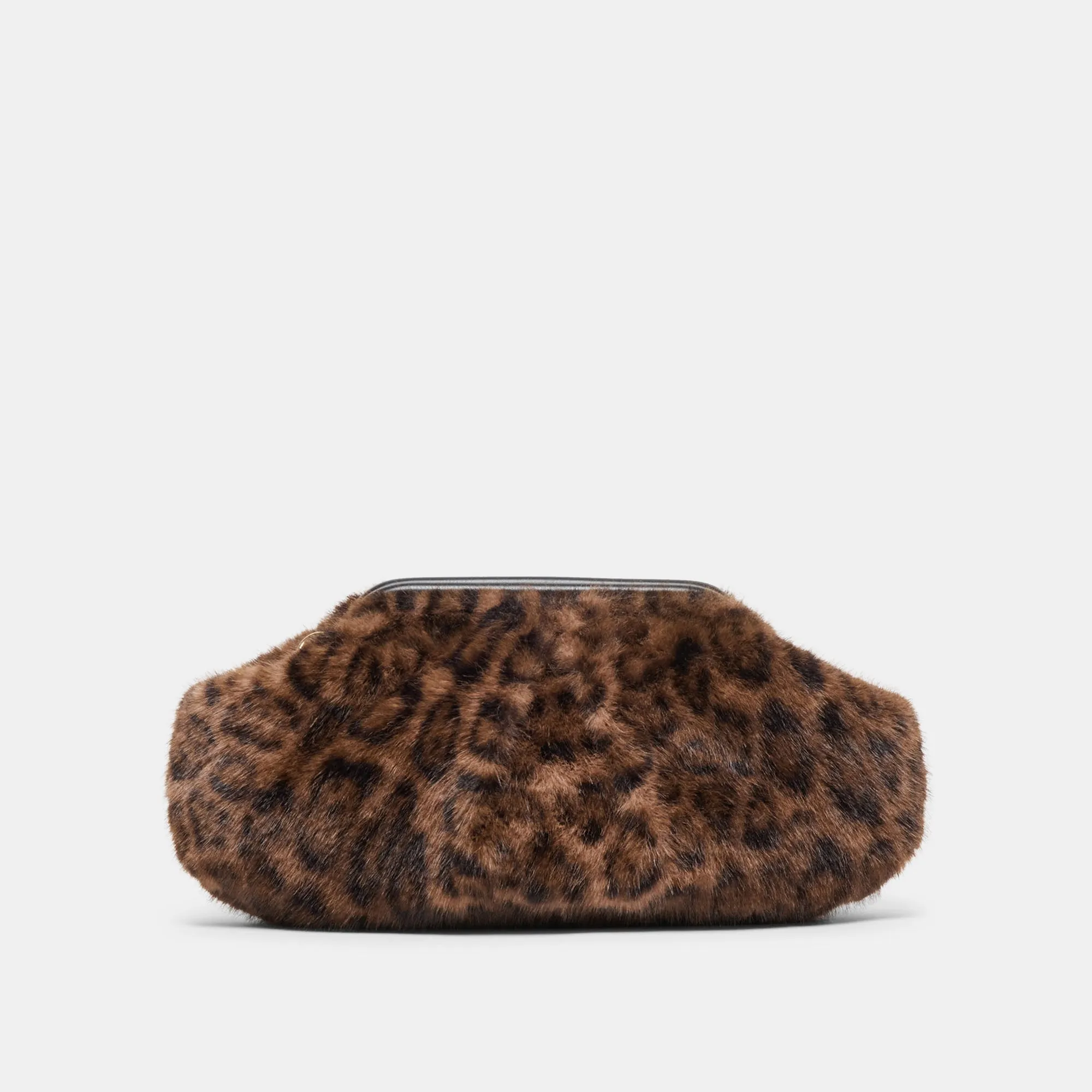 RAMONA CLUTCH LEOPARD PLUSH sold by Dolce Vita