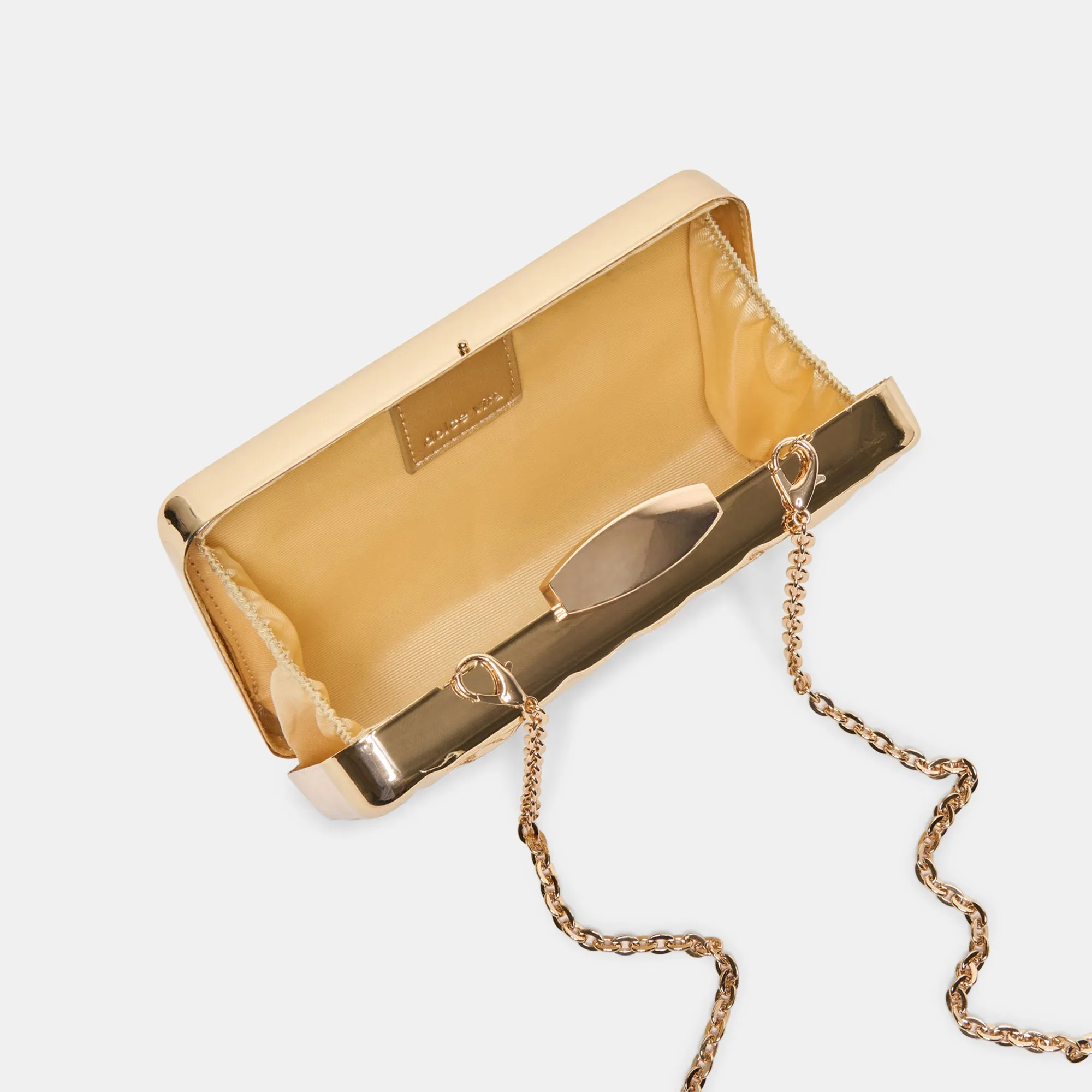 DELIA CLUTCH GOLD METAL sold by Dolce Vita product image thumbnail 4