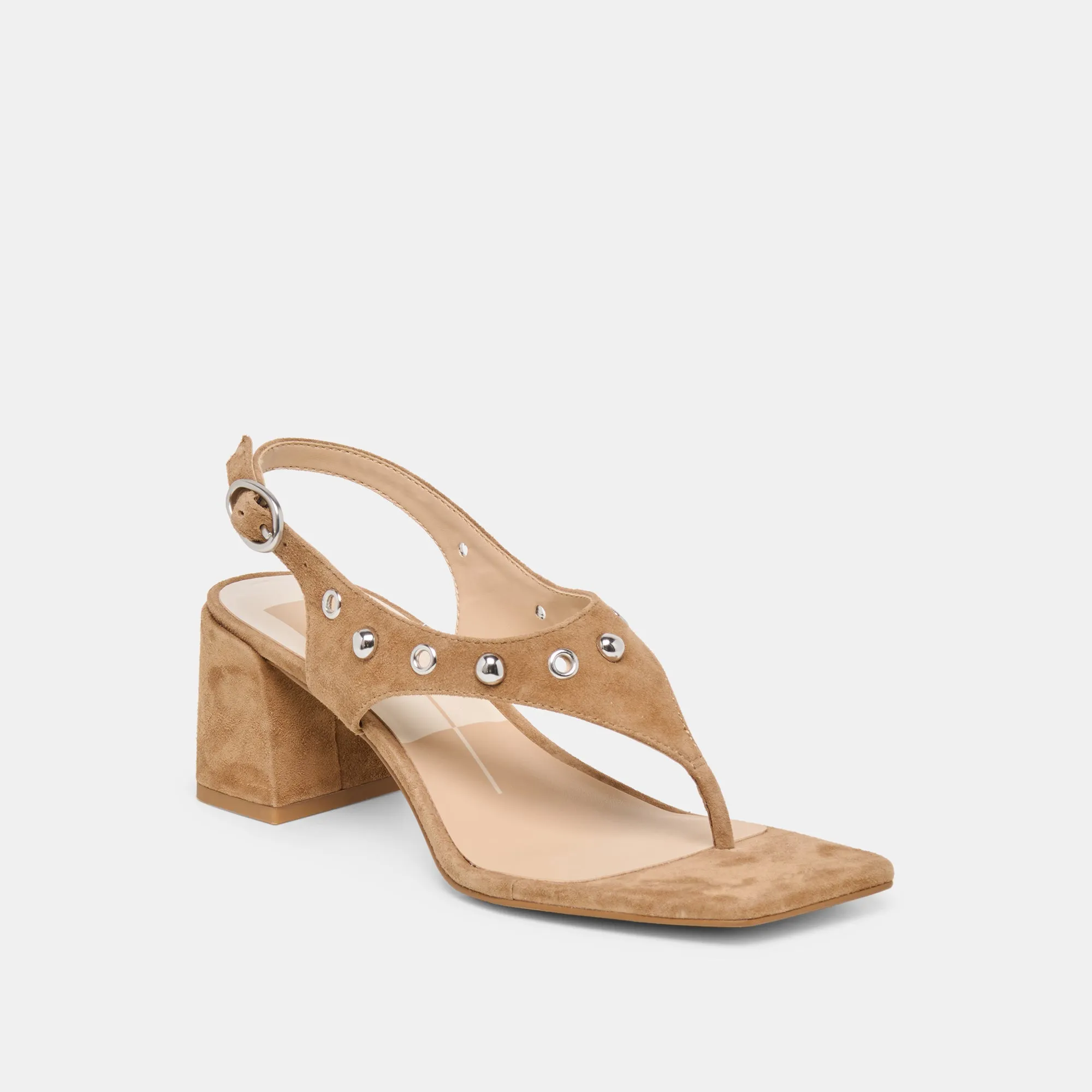 YVES STUD HEELS LT BROWN SUEDE sold by Dolce Vita product image thumbnail 2