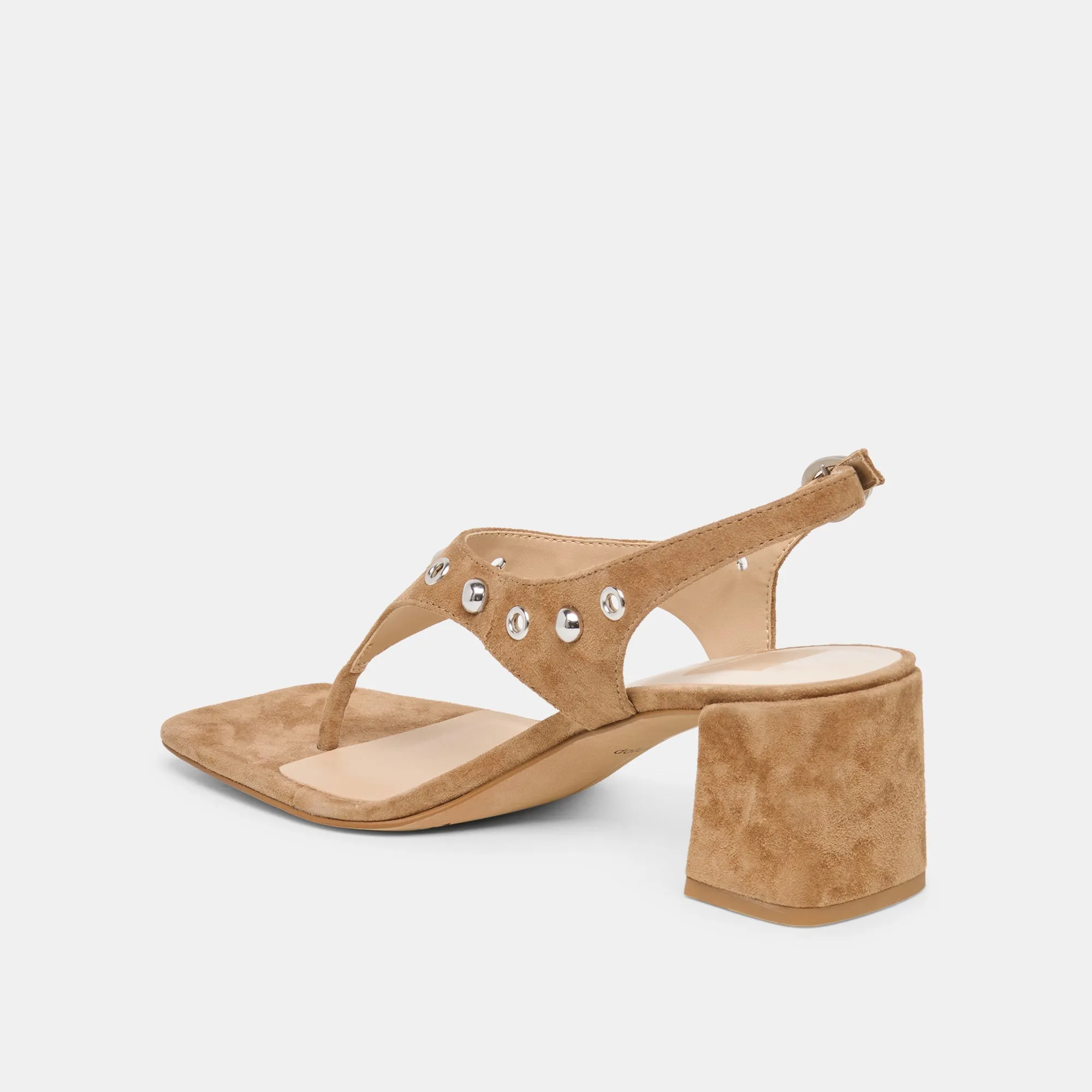 YVES STUD HEELS LT BROWN SUEDE sold by Dolce Vita product image thumbnail 5