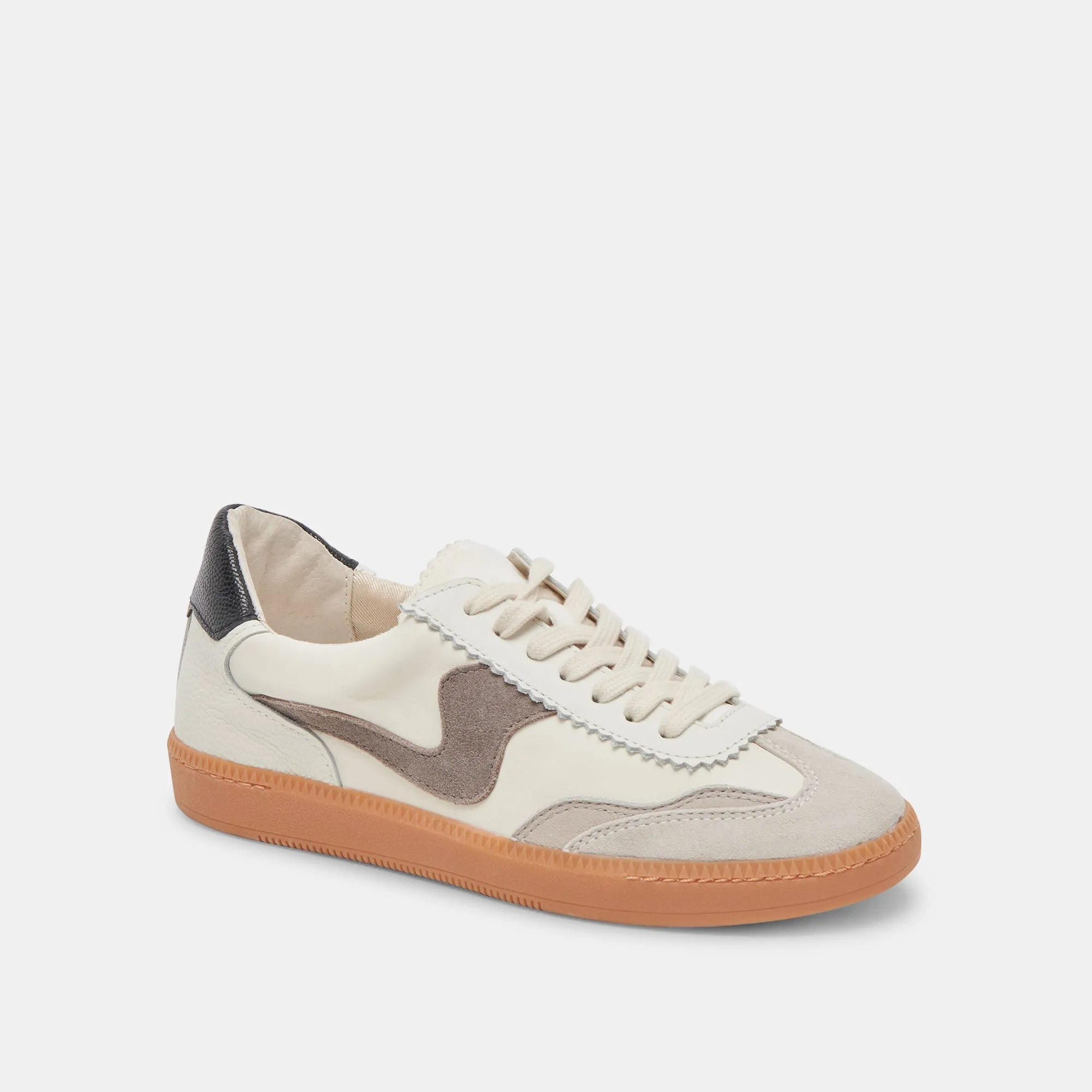 NOTICE WIDE SNEAKERS WHITE GREY LEATHER - re:vita sold by Dolce Vita product image thumbnail 2