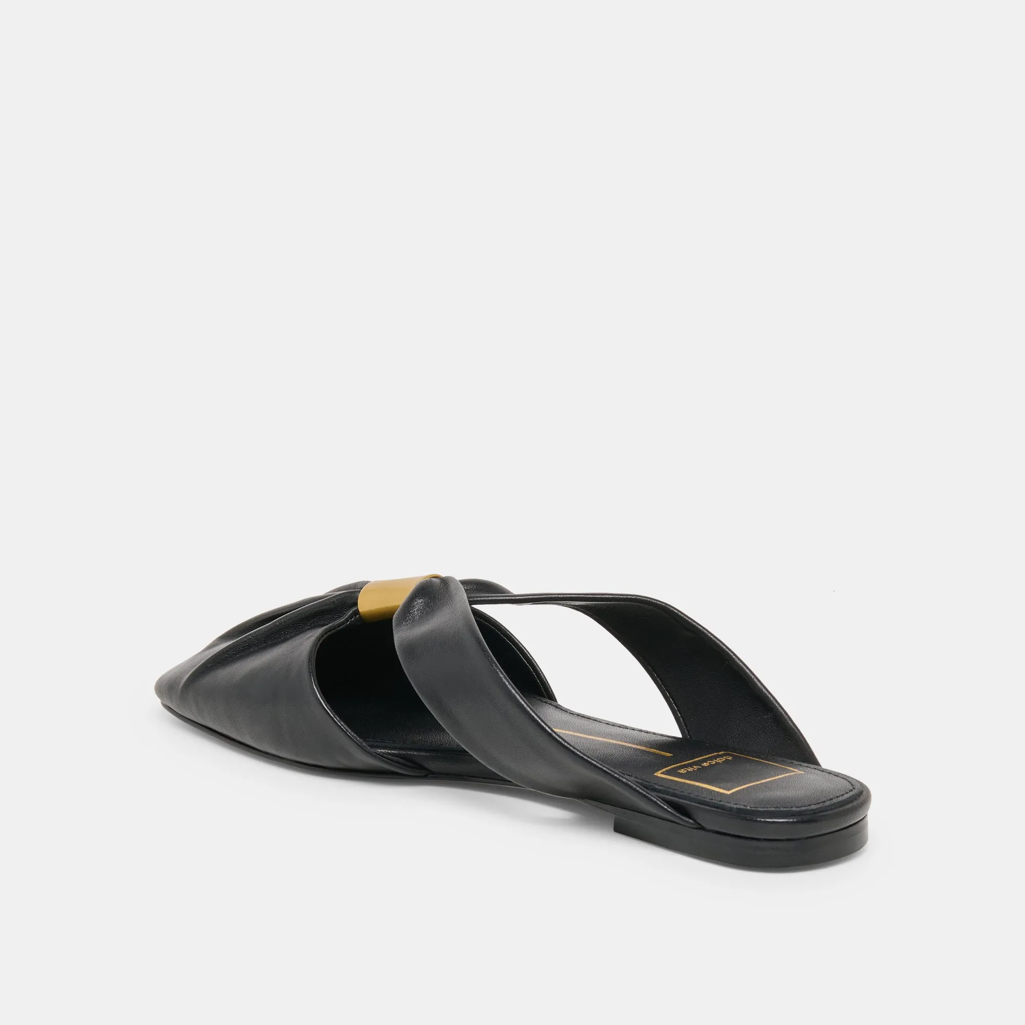 FRANEY FLATS BLACK LEATHER sold by Dolce Vita product image thumbnail 5