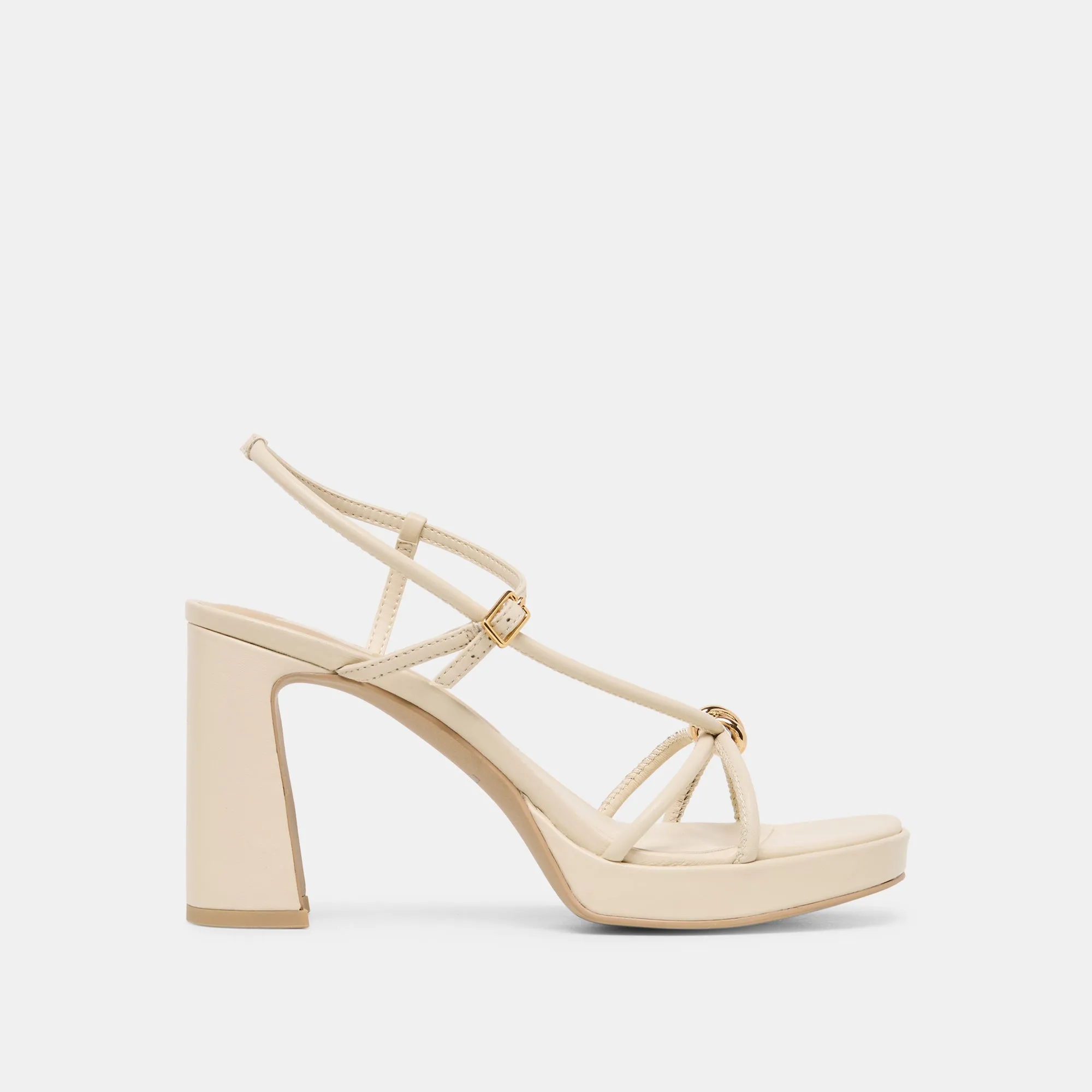 ODETE HEELS CREME LEATHER sold by Dolce Vita