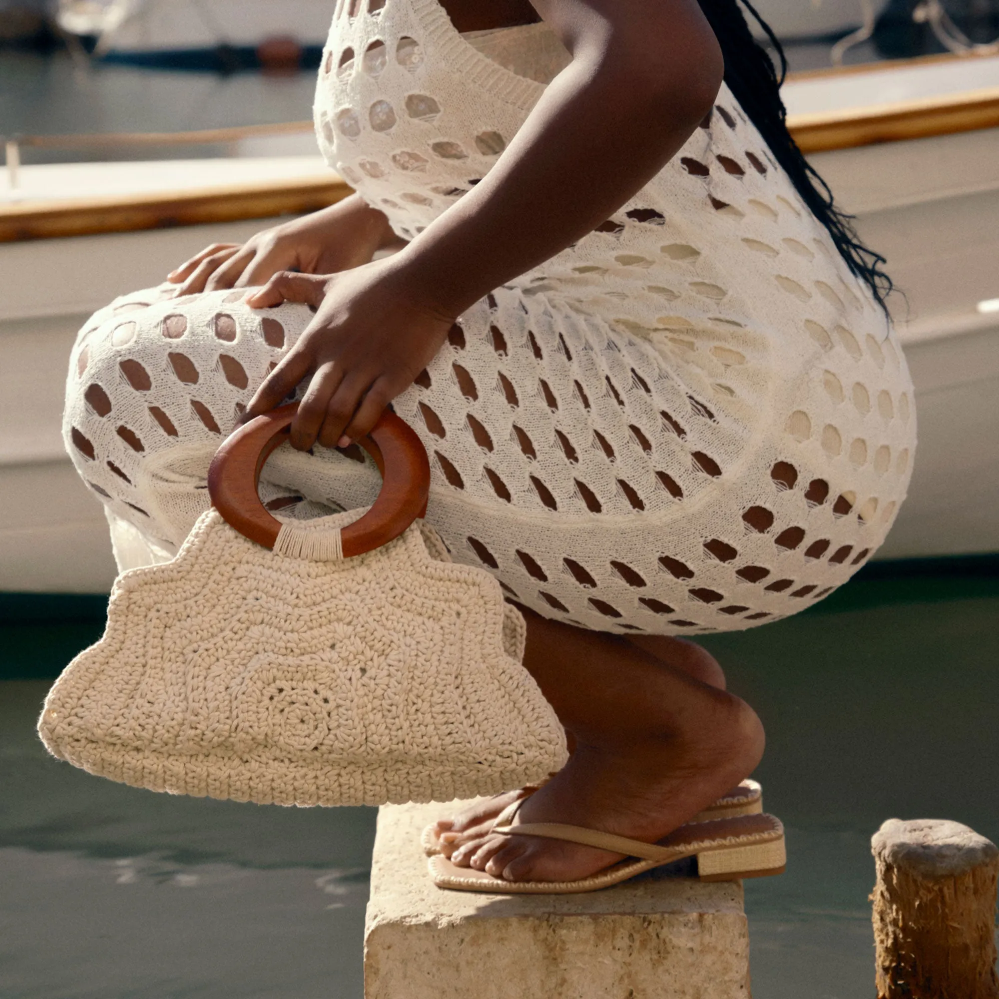 MAREN HANDBAG IVORY CROCHET sold by Dolce Vita product image thumbnail 4