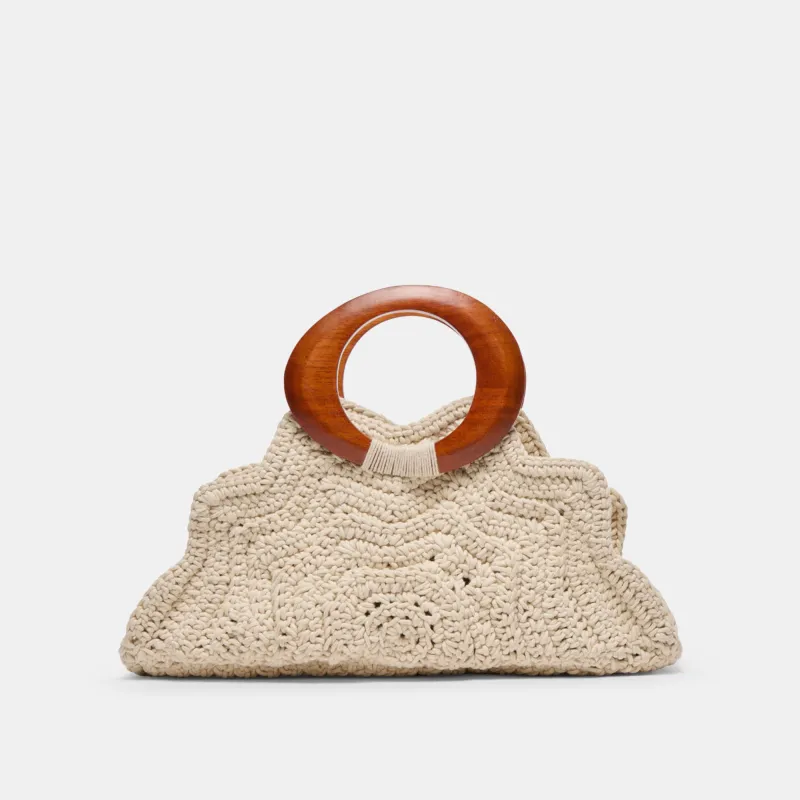 MAREN HANDBAG IVORY CROCHET sold by Dolce Vita