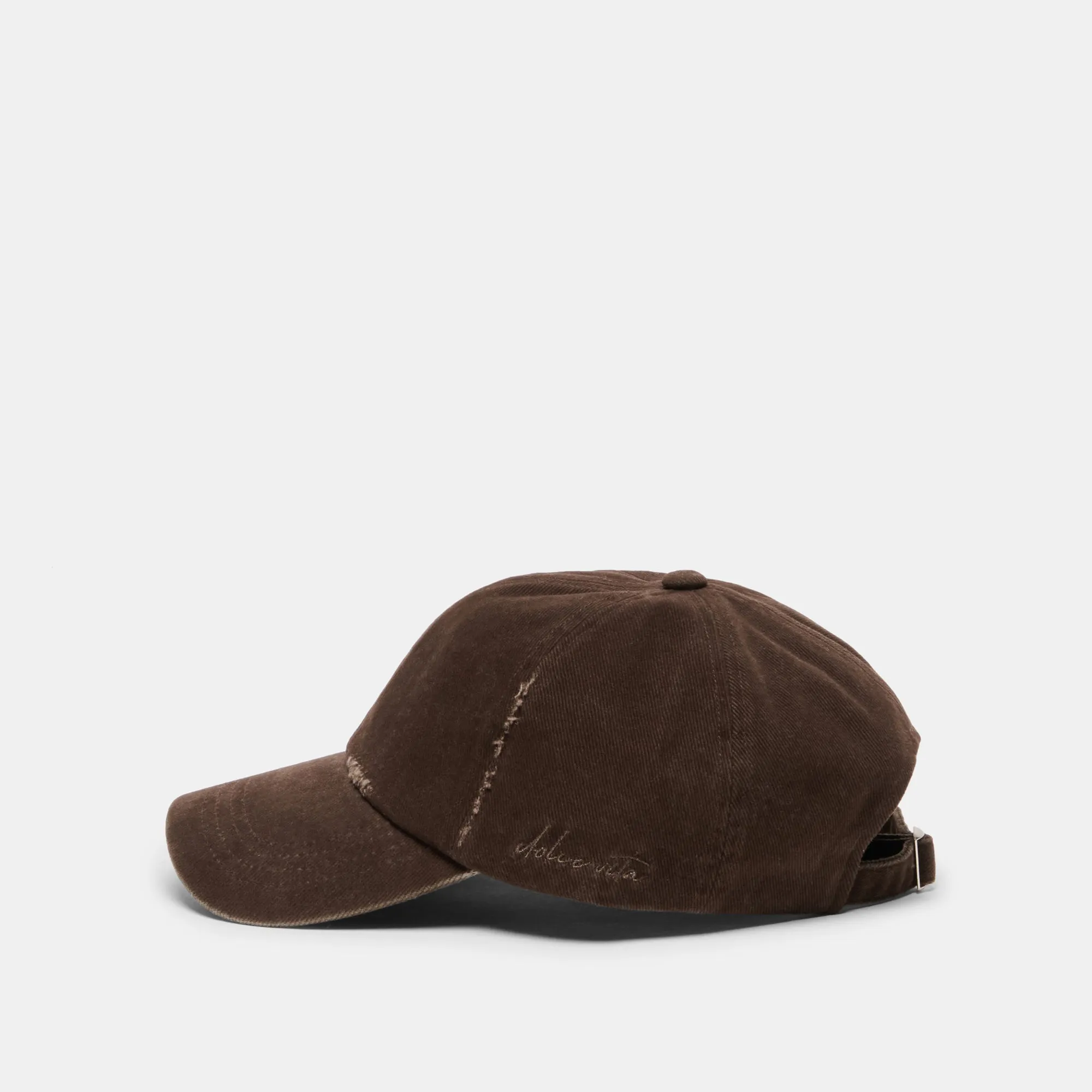 DISTRESSED BASEBALL CAP DARK BROWN sold by Dolce Vita product image thumbnail 2