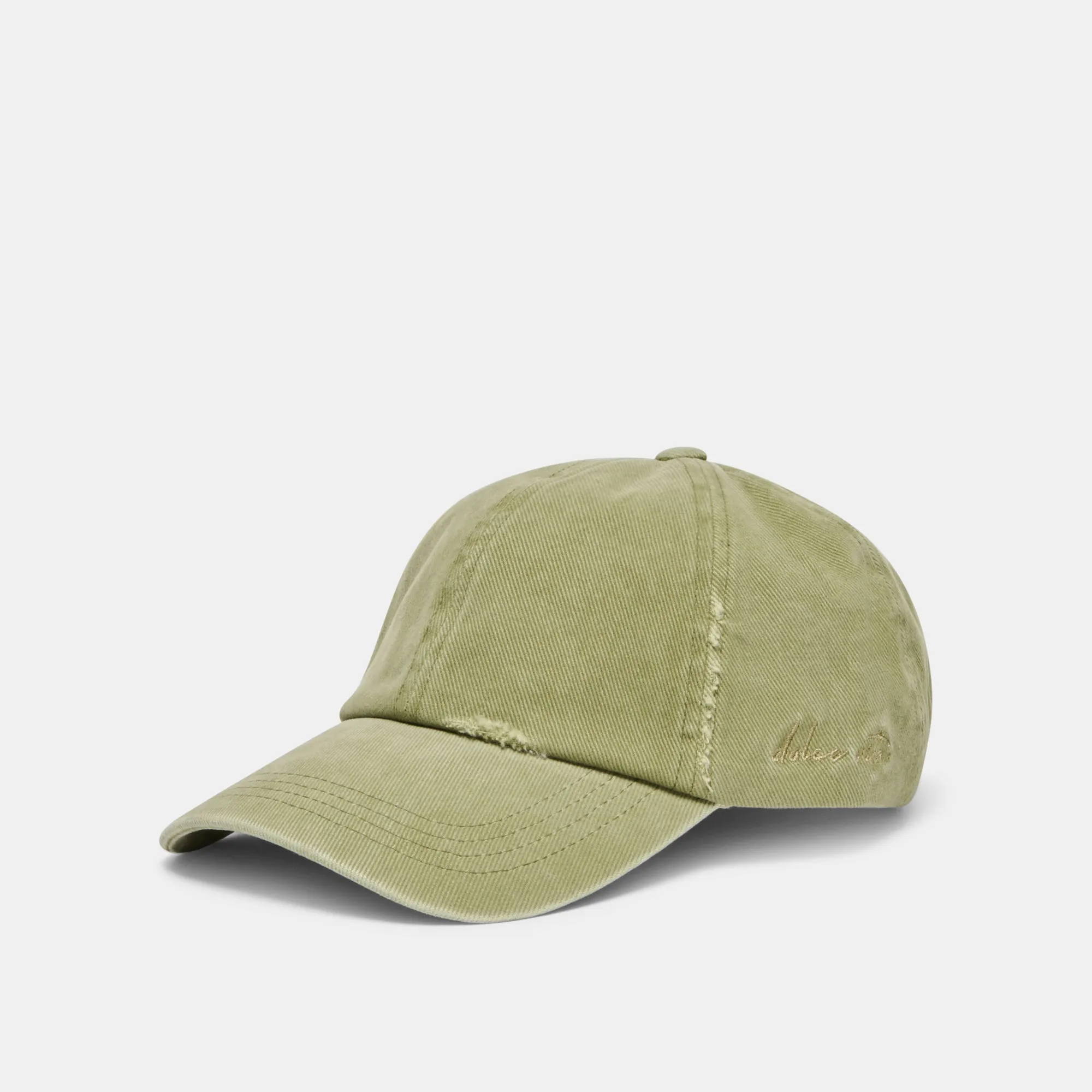 DISTRESSED BASEBALL CAP OLIVE sold by Dolce Vita product image thumbnail 4