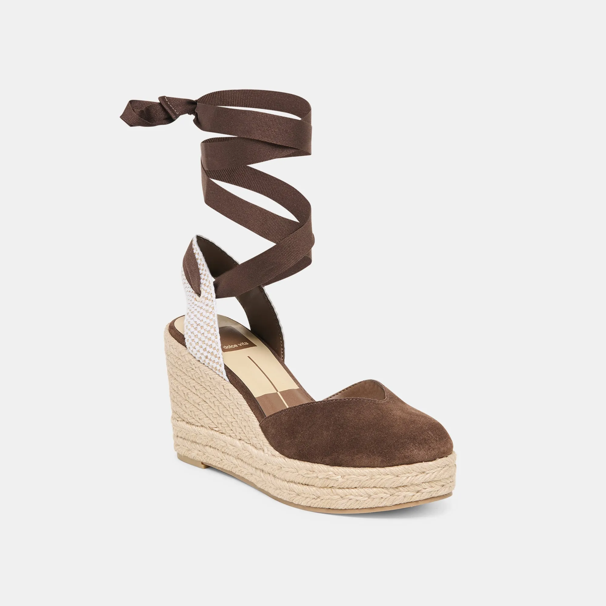 NOURA WEDGES DK BROWN SUEDE sold by Dolce Vita product image thumbnail 2