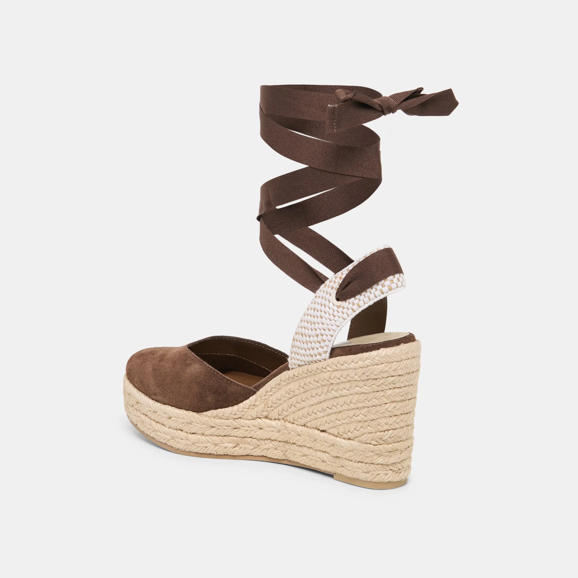 NOURA WEDGES DK BROWN SUEDE sold by Dolce Vita product image thumbnail 5