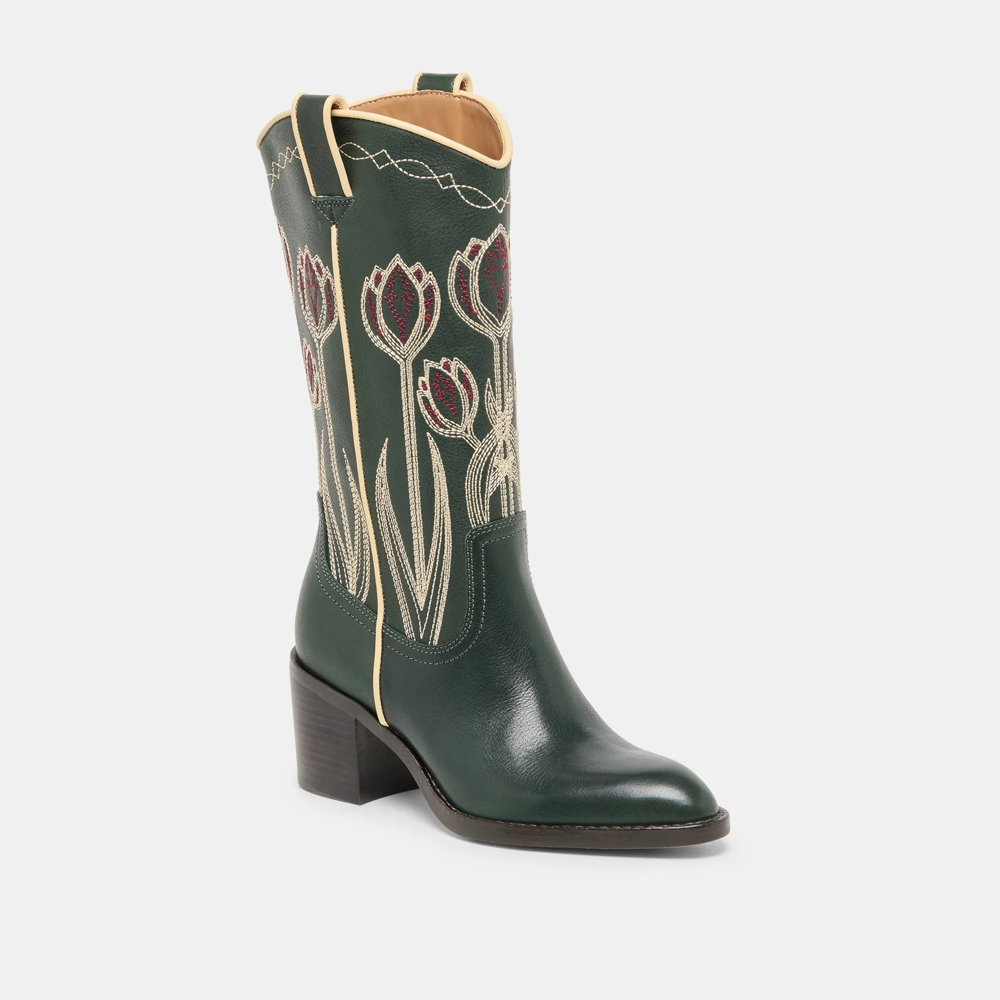 LORITA BOOTS DK GREEN LEATHER sold by Dolce Vita product image thumbnail 2
