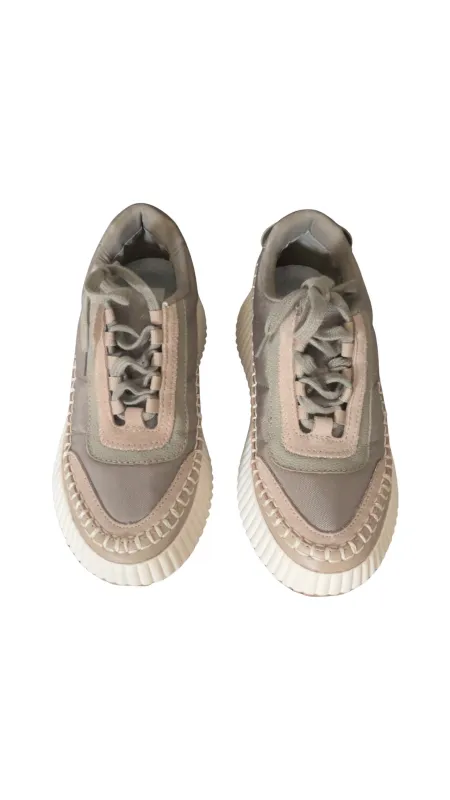 DOLEN NYLON SNEAKERS DK TAUPE NYLON - re:vita sold by Dolce Vita