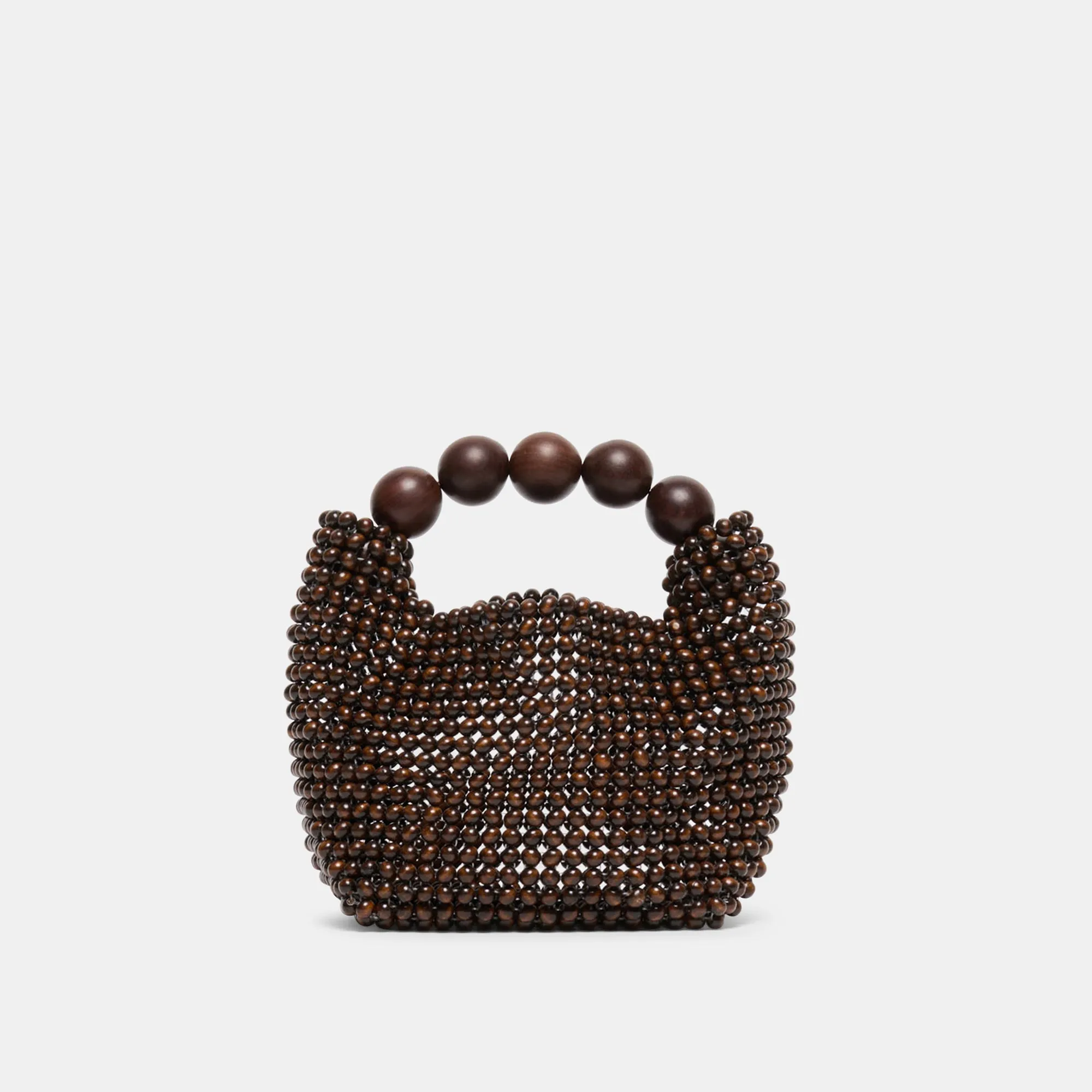 CLOVER HANDBAG CHOCOLATE WOOD sold by Dolce Vita