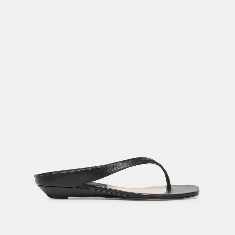 GIZEL SANDALS BLACK LEATHER sold by Dolce Vita