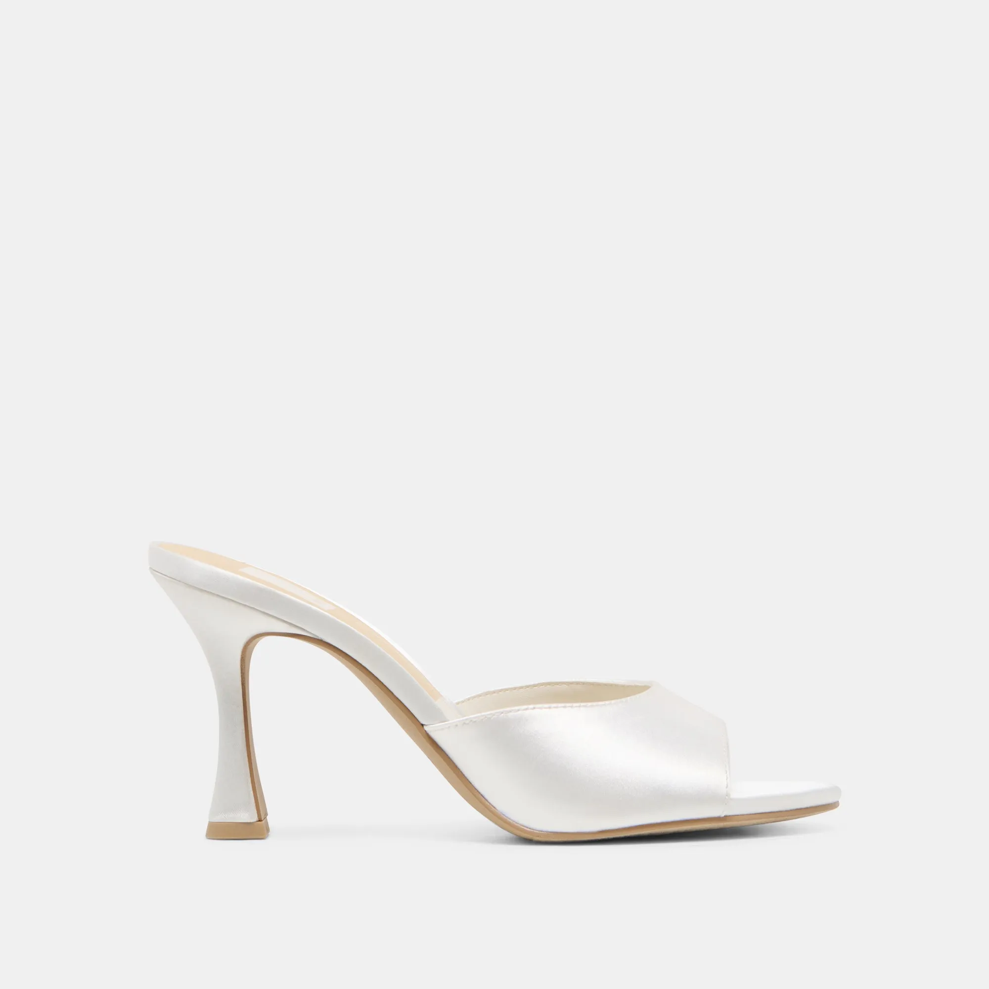 ROSHA HEELS TRUE WHITE SATIN sold by Dolce Vita