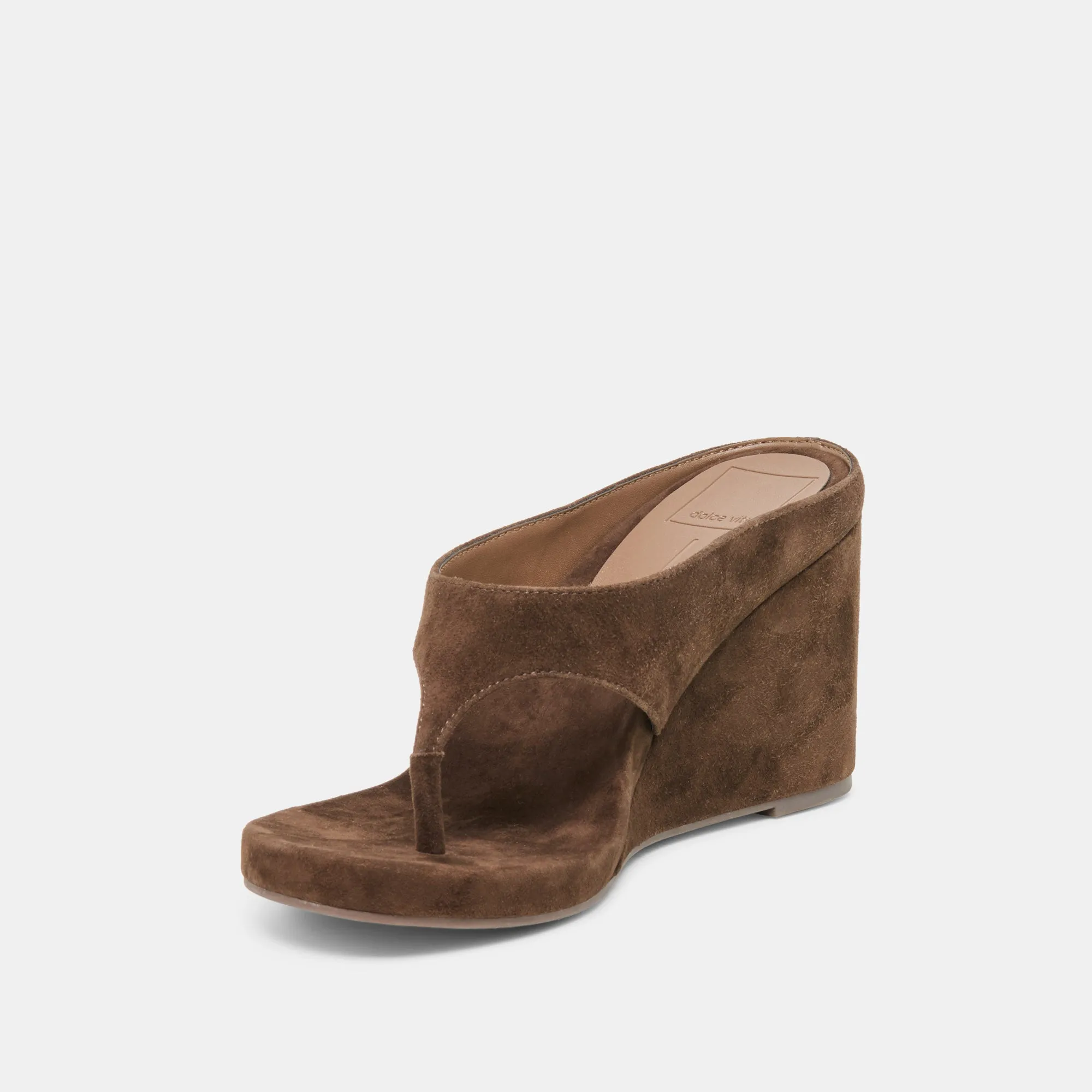 HINNA WEDGES DK BROWN SUEDE sold by Dolce Vita product image thumbnail 4