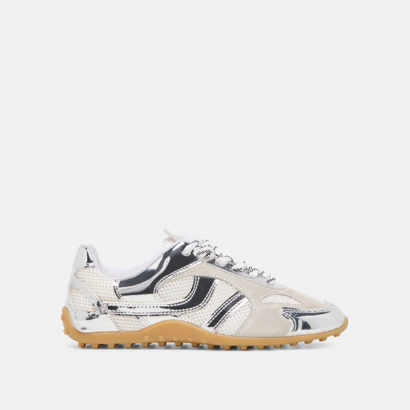 MYLES SNEAKERS SILVER MULTI LEATHER made by Dolce Vita