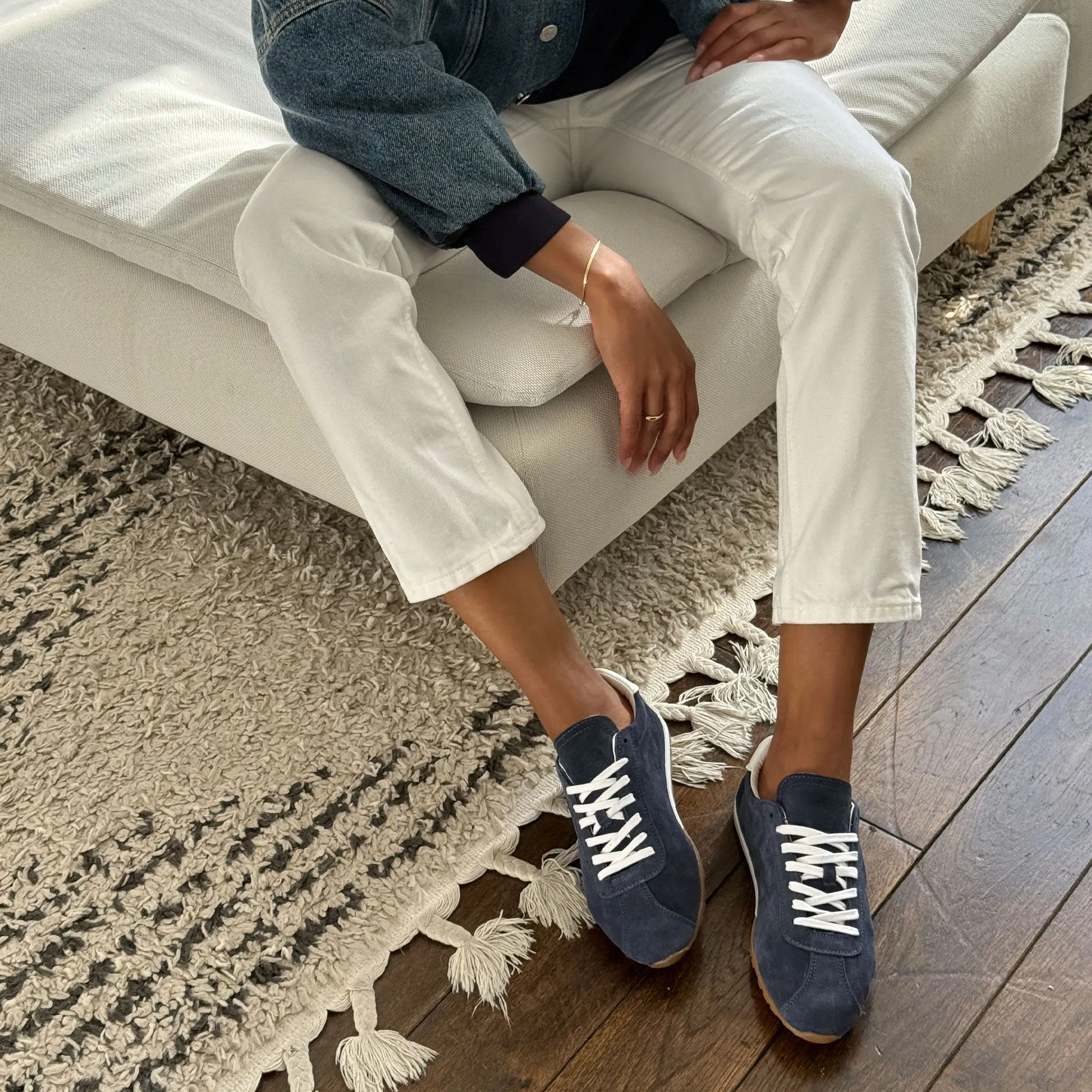 SERINA SNEAKERS NAVY SUEDE - re:vita sold by Dolce Vita product image thumbnail 2