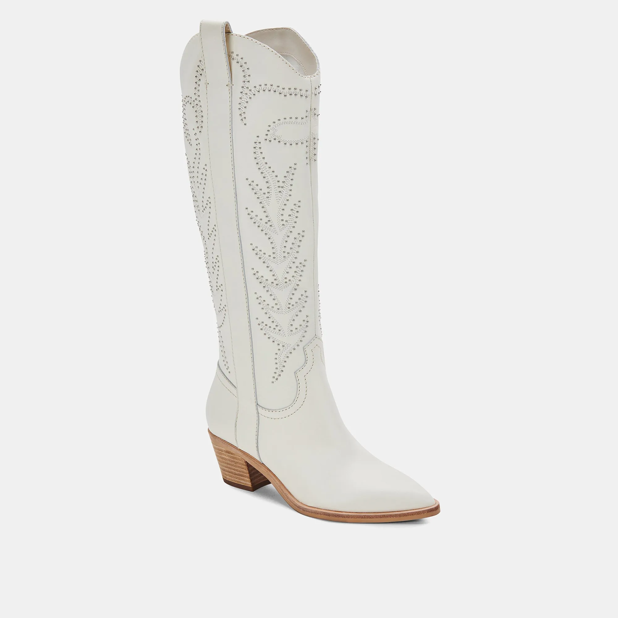 SOLEI STUD BOOTS OFF WHITE LEATHER - re:vita sold by Dolce Vita product image thumbnail 3