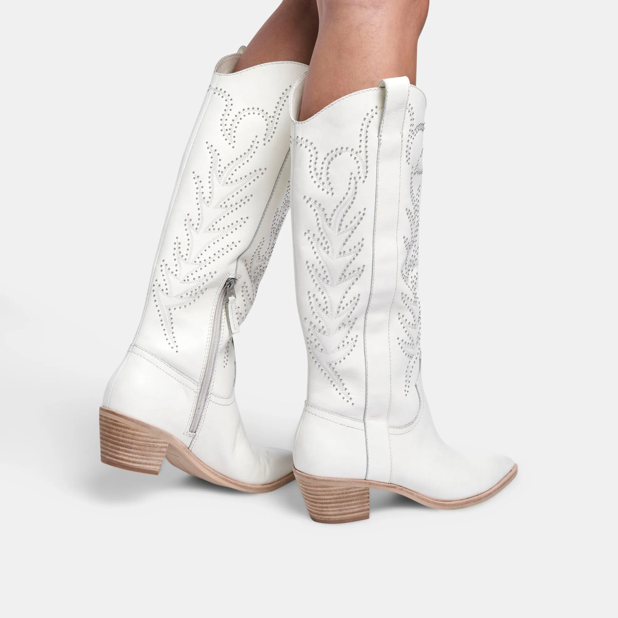 SOLEI STUD BOOTS OFF WHITE LEATHER - re:vita sold by Dolce Vita product image thumbnail 5