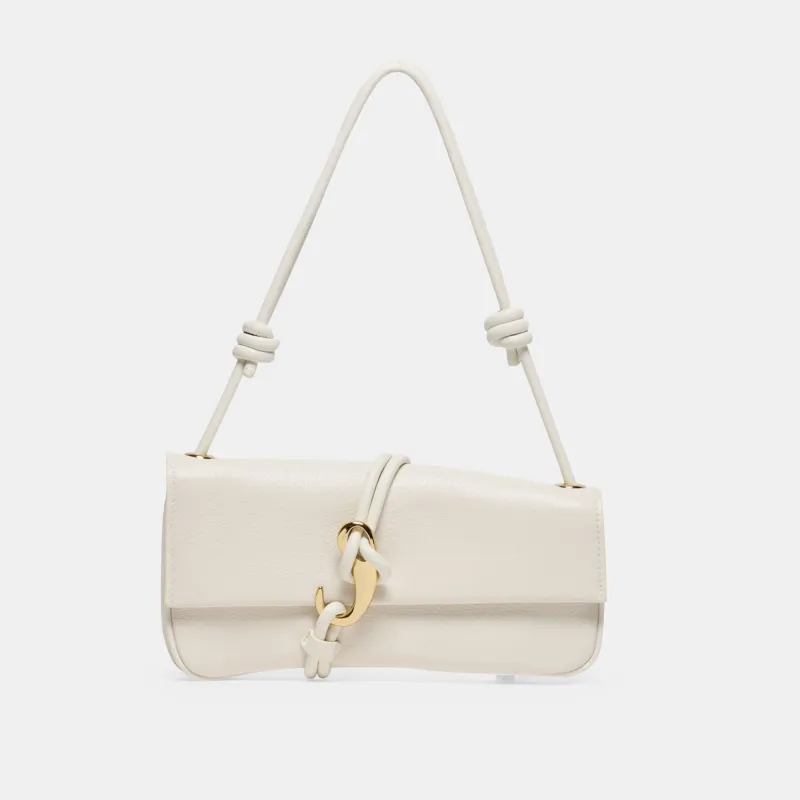 ALICE SHOULDER BAG IVORY LEATHER made by Dolce Vita