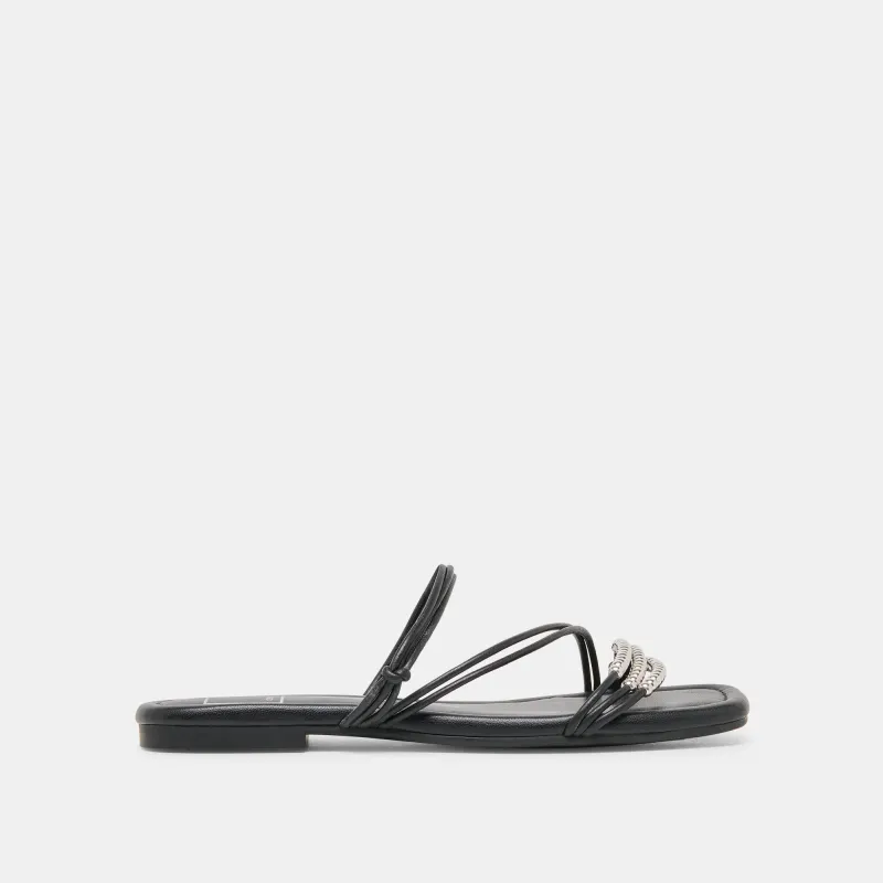 LYNDEE BEAD SANDALS BLACK STELLA made by Dolce Vita
