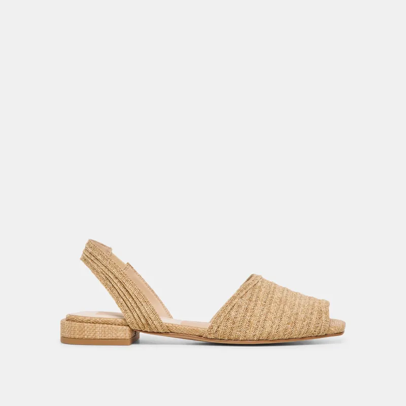 MARZY SANDALS NATURAL RAFFIA made by Dolce Vita