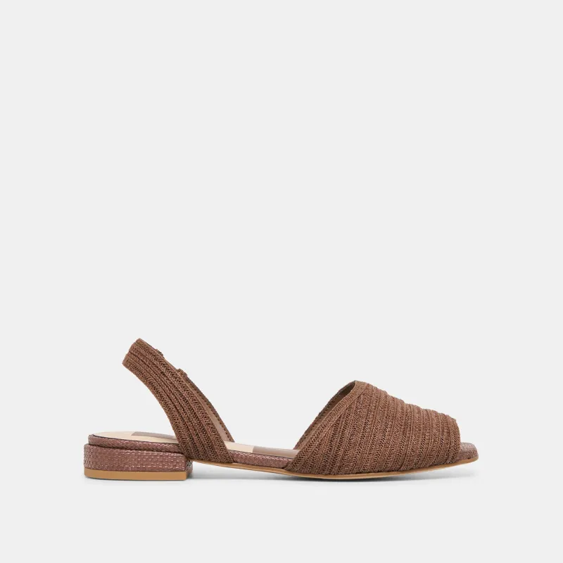 MARZY SANDALS COCOA RAFFIA made by Dolce Vita