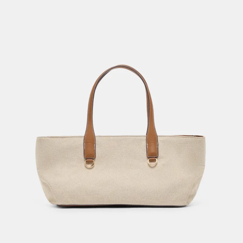 CLARINA SHOULDER BAG NATURAL CANVAS made by Dolce Vita