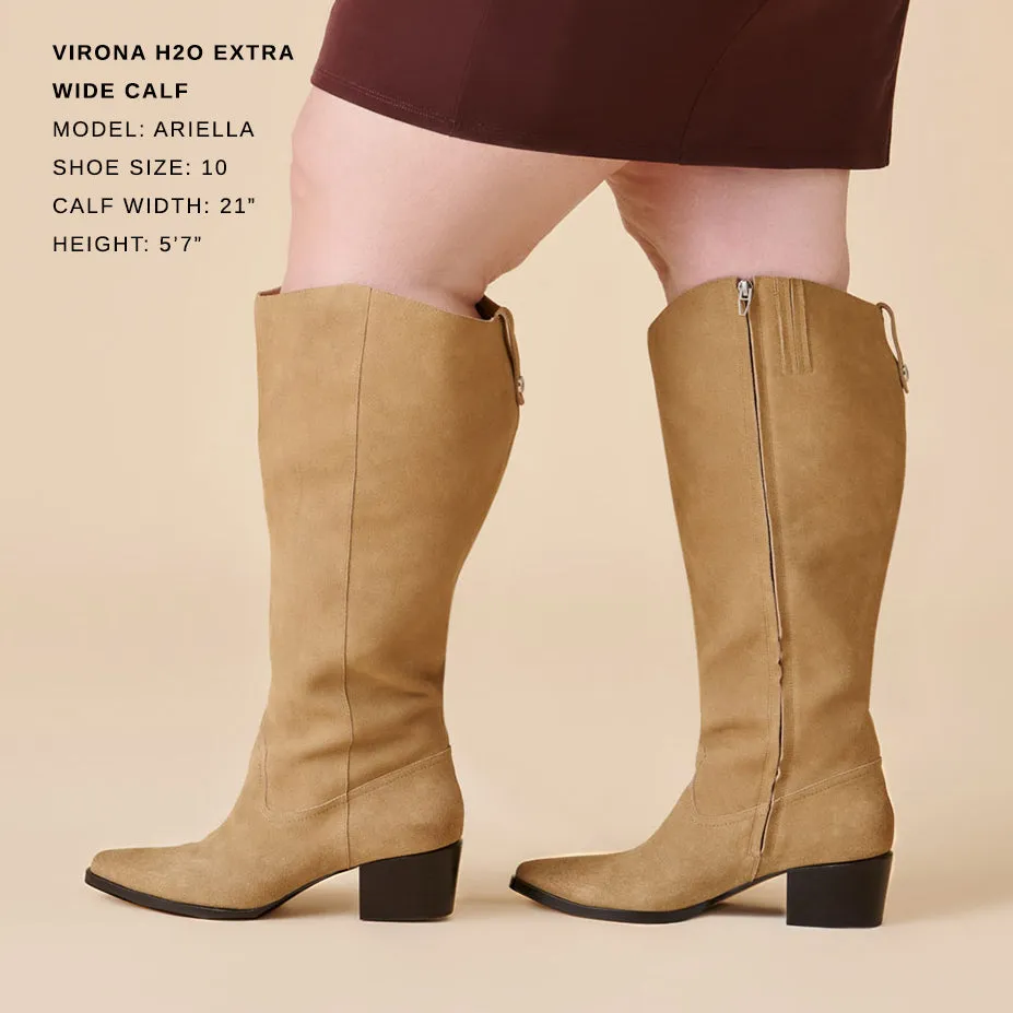VIRONA H2O EXTRA WIDE CALF BOOTS DK TAUPE SUEDE - re:vita sold by Dolce Vita product image thumbnail 2