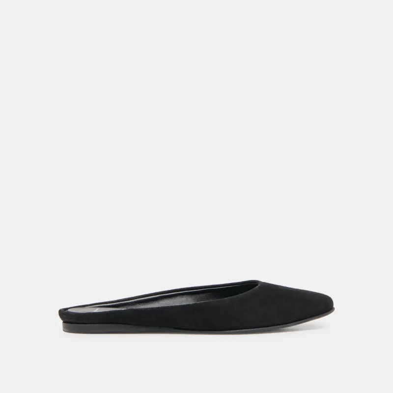 EILA FLATS ONYX SUEDE - re:vita made by Dolce Vita