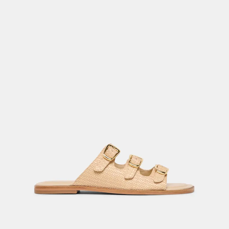FIN SANDALS SAND RAFFIA made by Dolce Vita