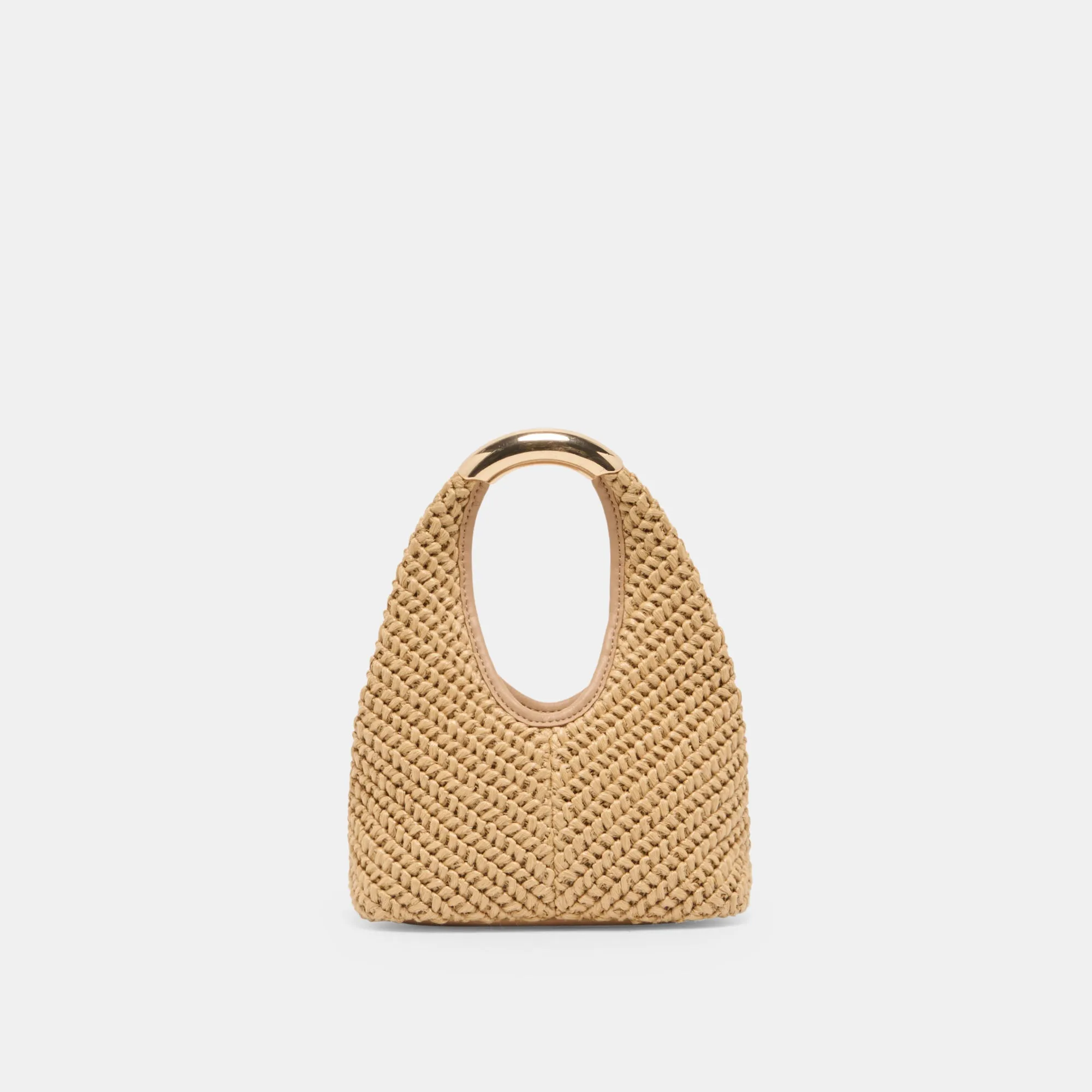 EVELISE MINI HANDBAG NATURAL RAFFIA sold by Dolce Vita